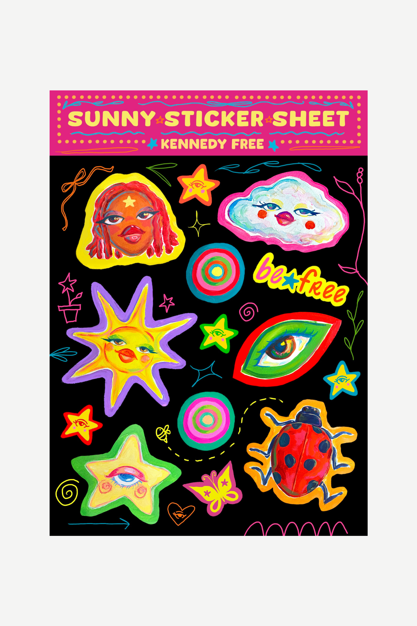 Sunny Sticker Sheet