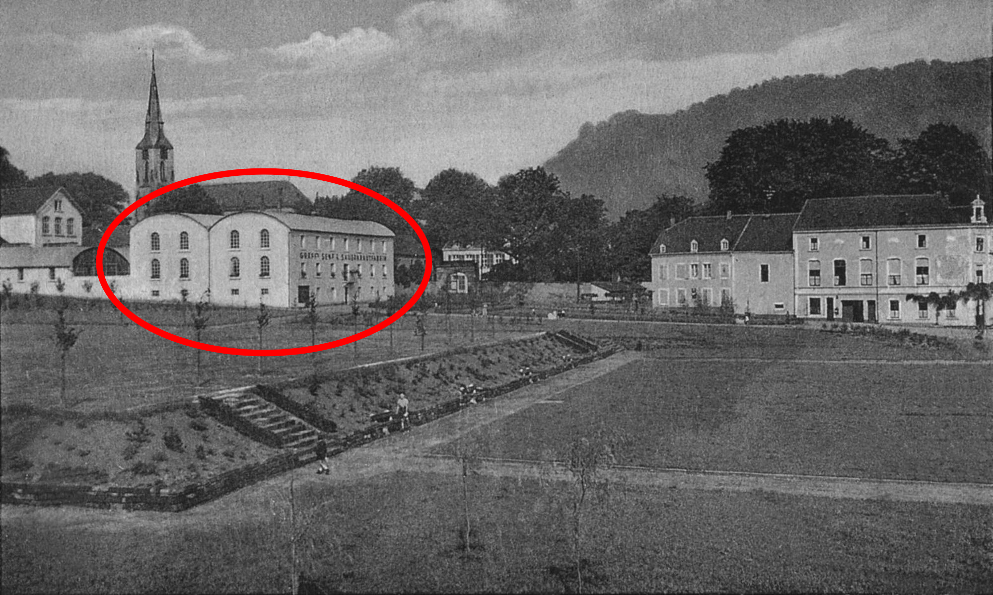 Das Magazin der Steingutfabrik von Villeroy wurde 1920 erbaut.