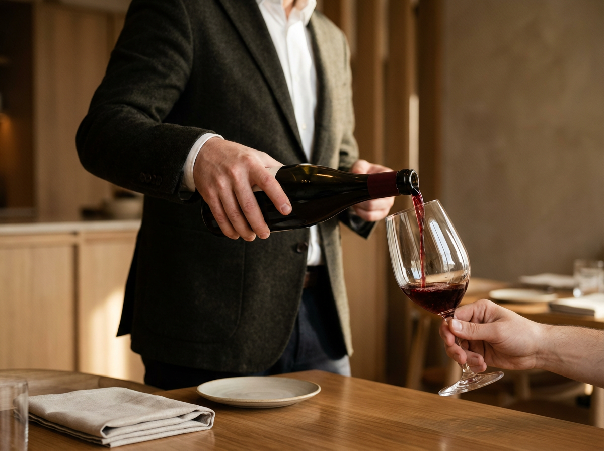 Sommelier Wine Service