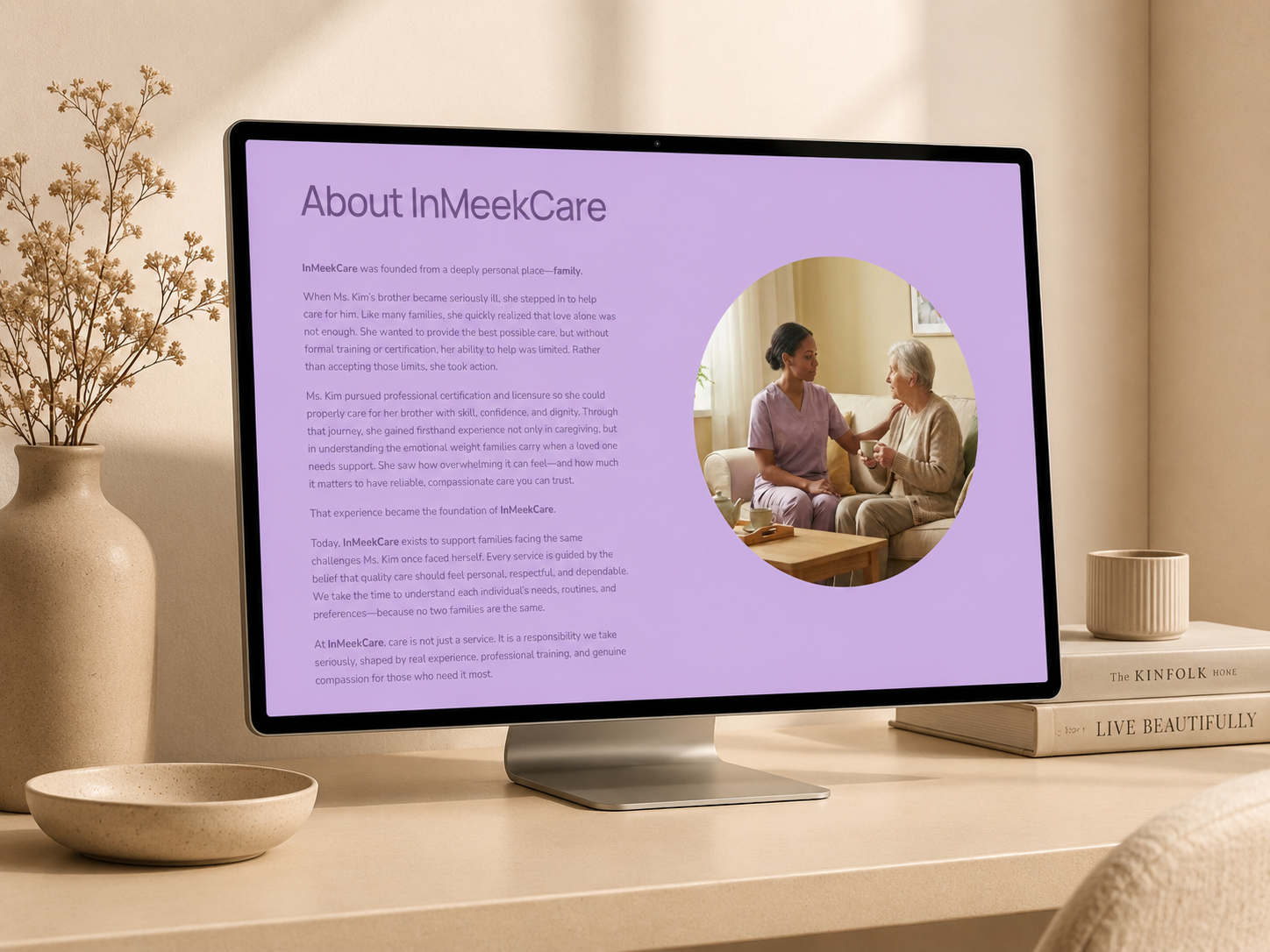 InMeekCare About page
