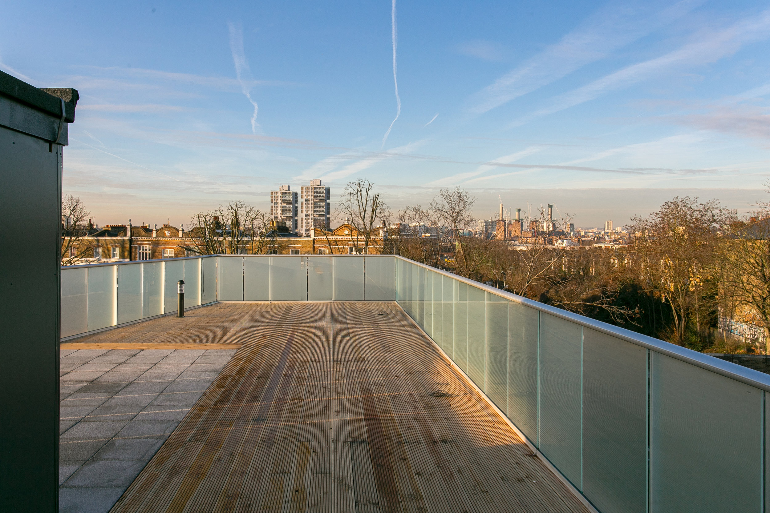 Lark Hall Quarter development roof terrace design