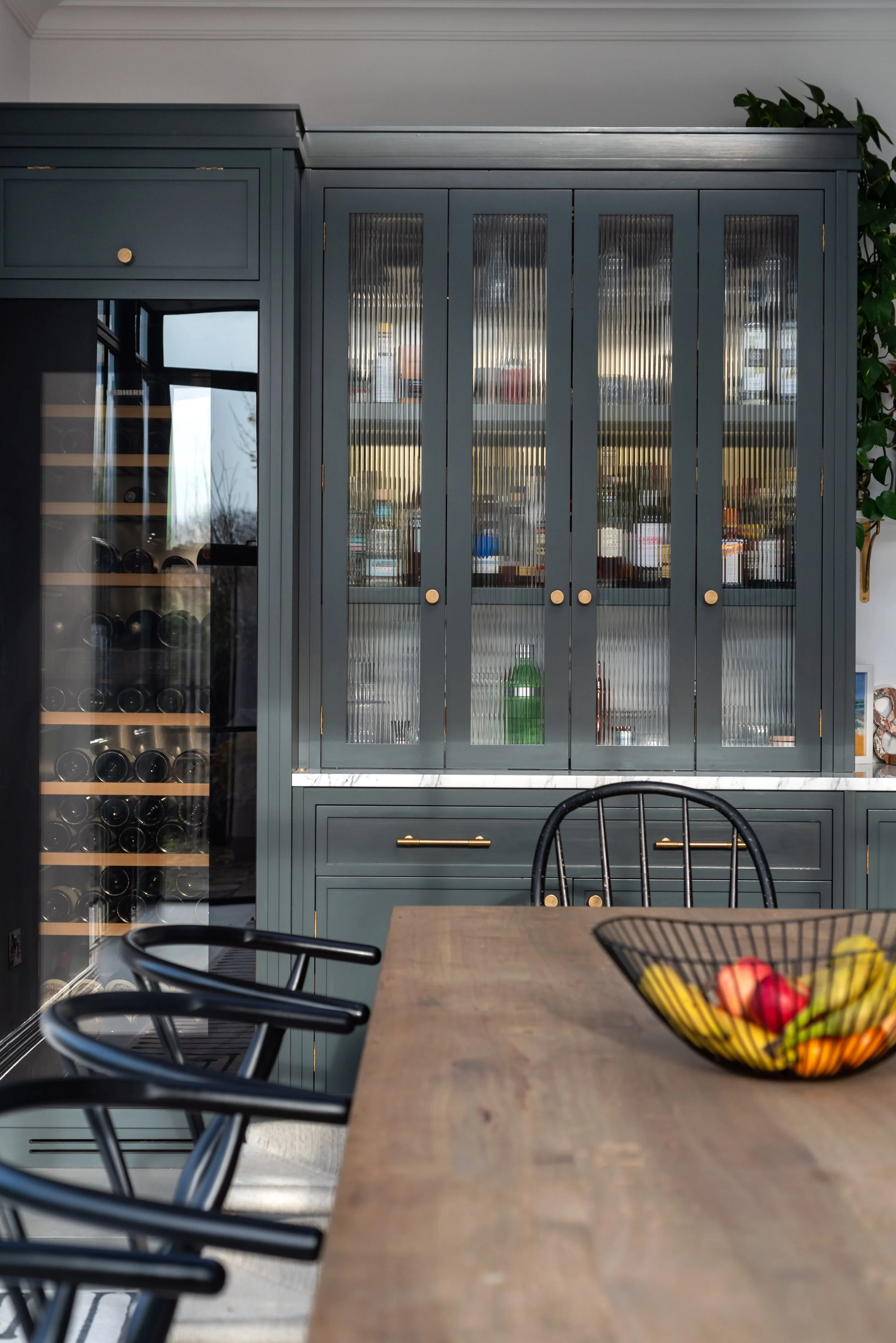 Home renovation Hillgate Reigate | Custom wine storage