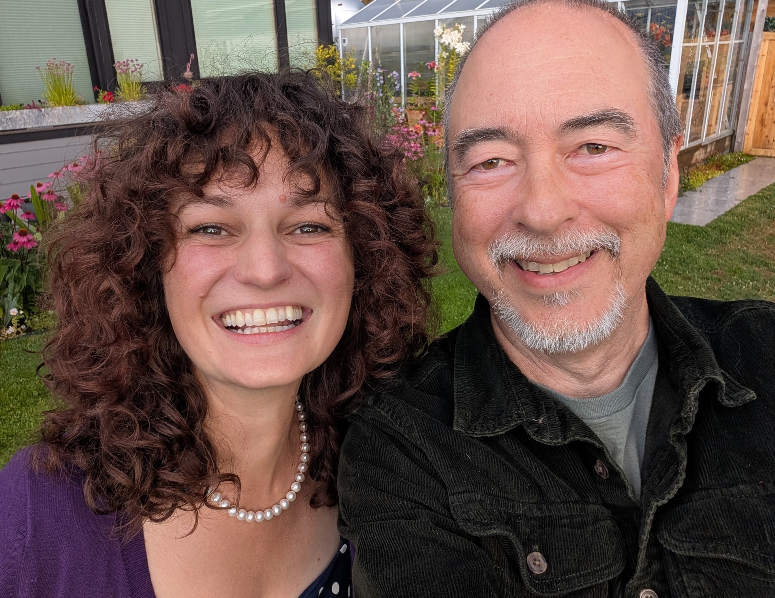 Lauren and Peter smiling