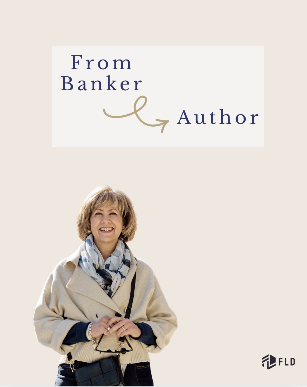 From Banker to Author LinkedIn/Instagram Carousel (Page 1)