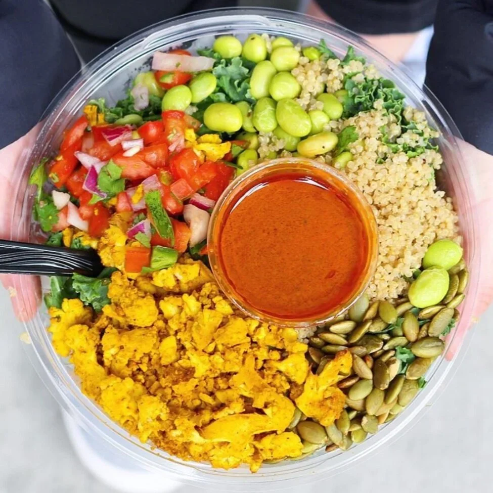 Roasted Broccoli Protein Bowl
