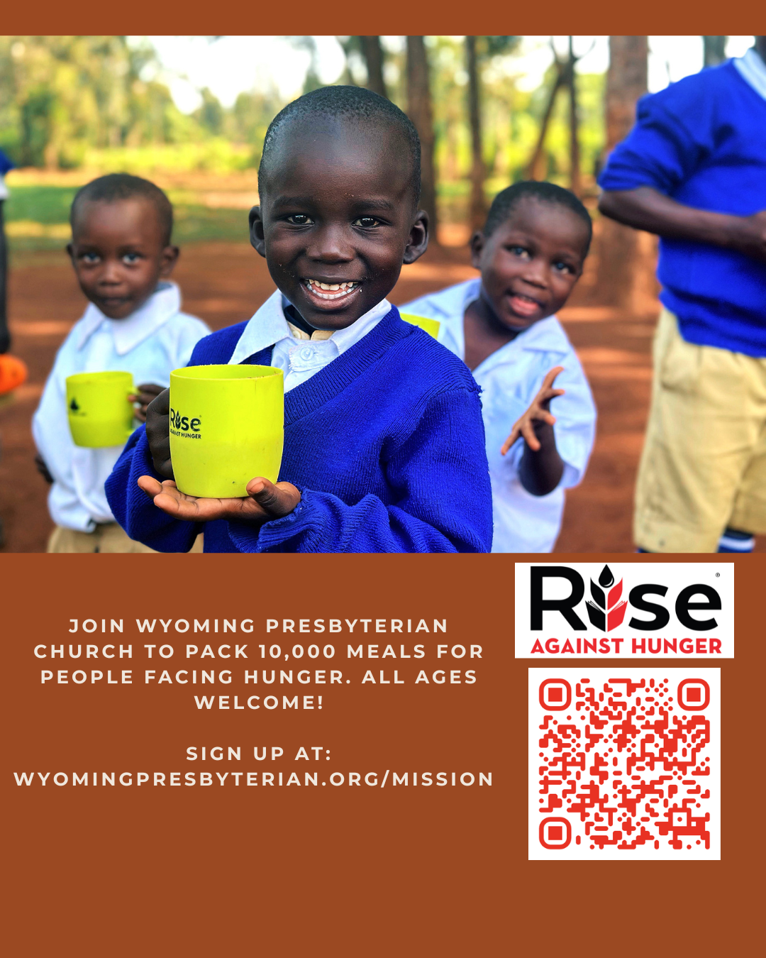 “Everybody Eats” - A WPC Mission Initiative:  Rise Against Hunger Meal Packing Event