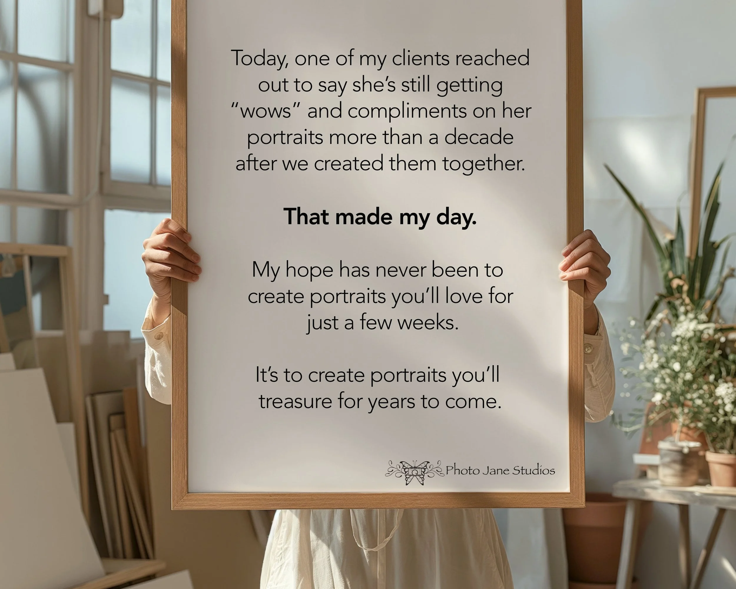 When Portraits Become Treasured Memories