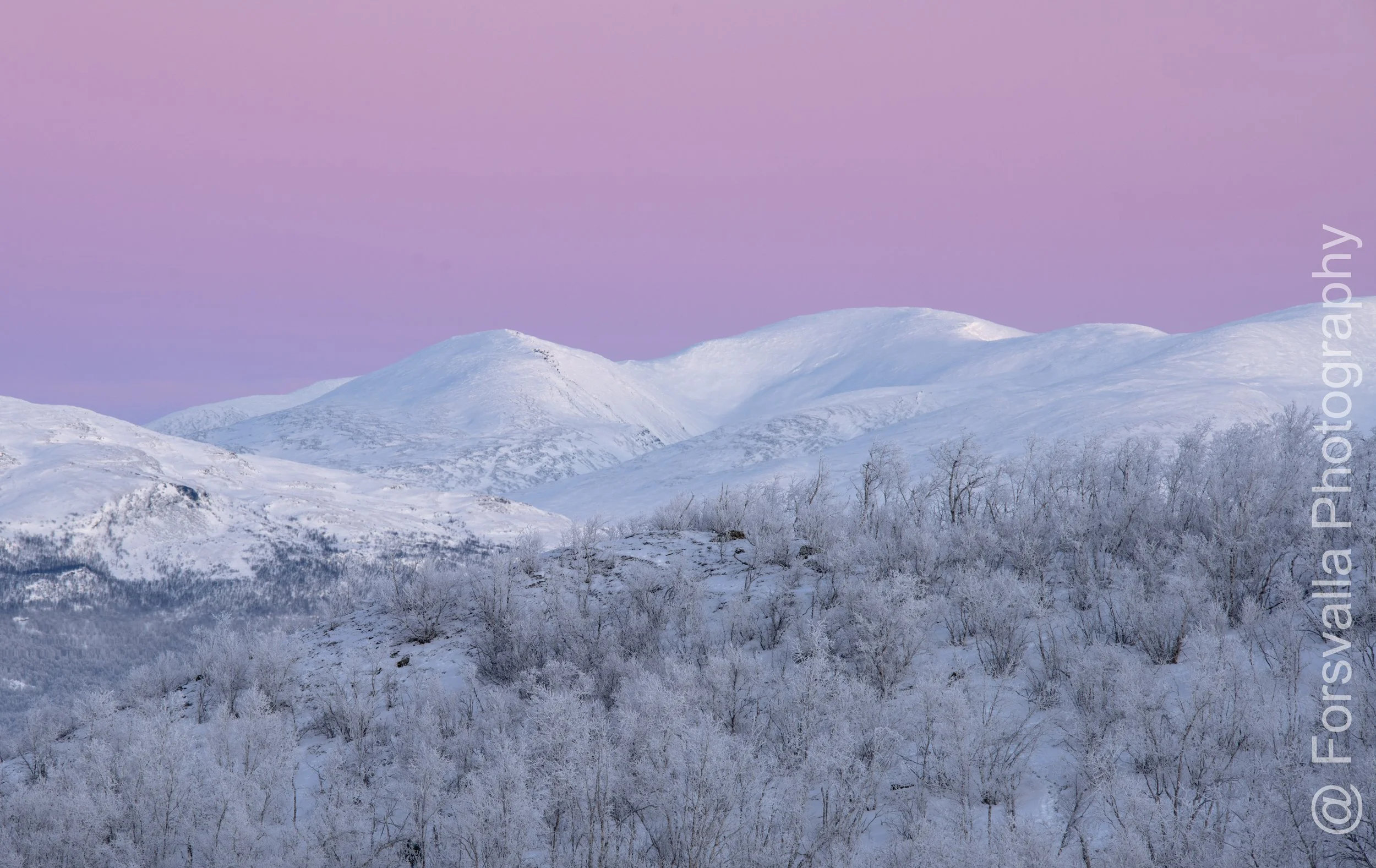 SE_Abisko - Winter sunset