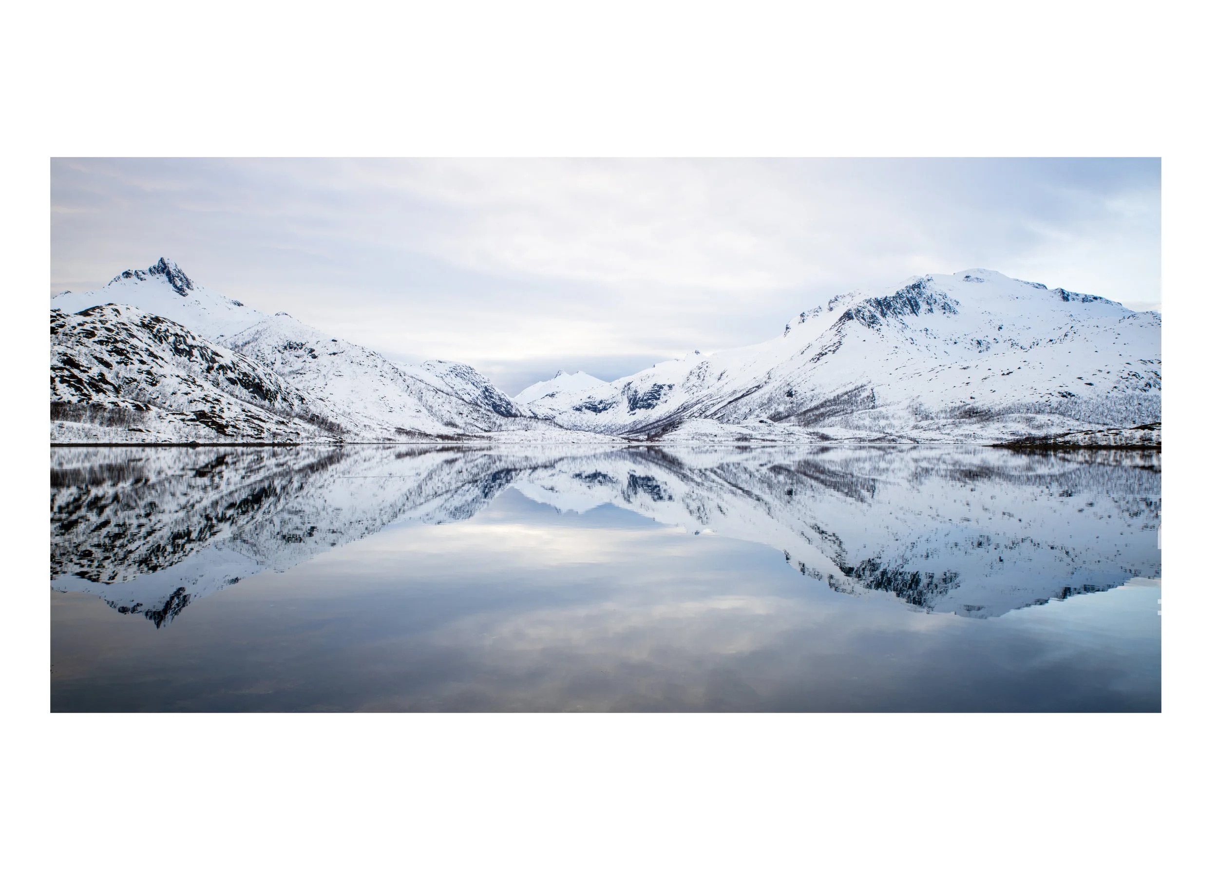Lofoten - Snowy mirror