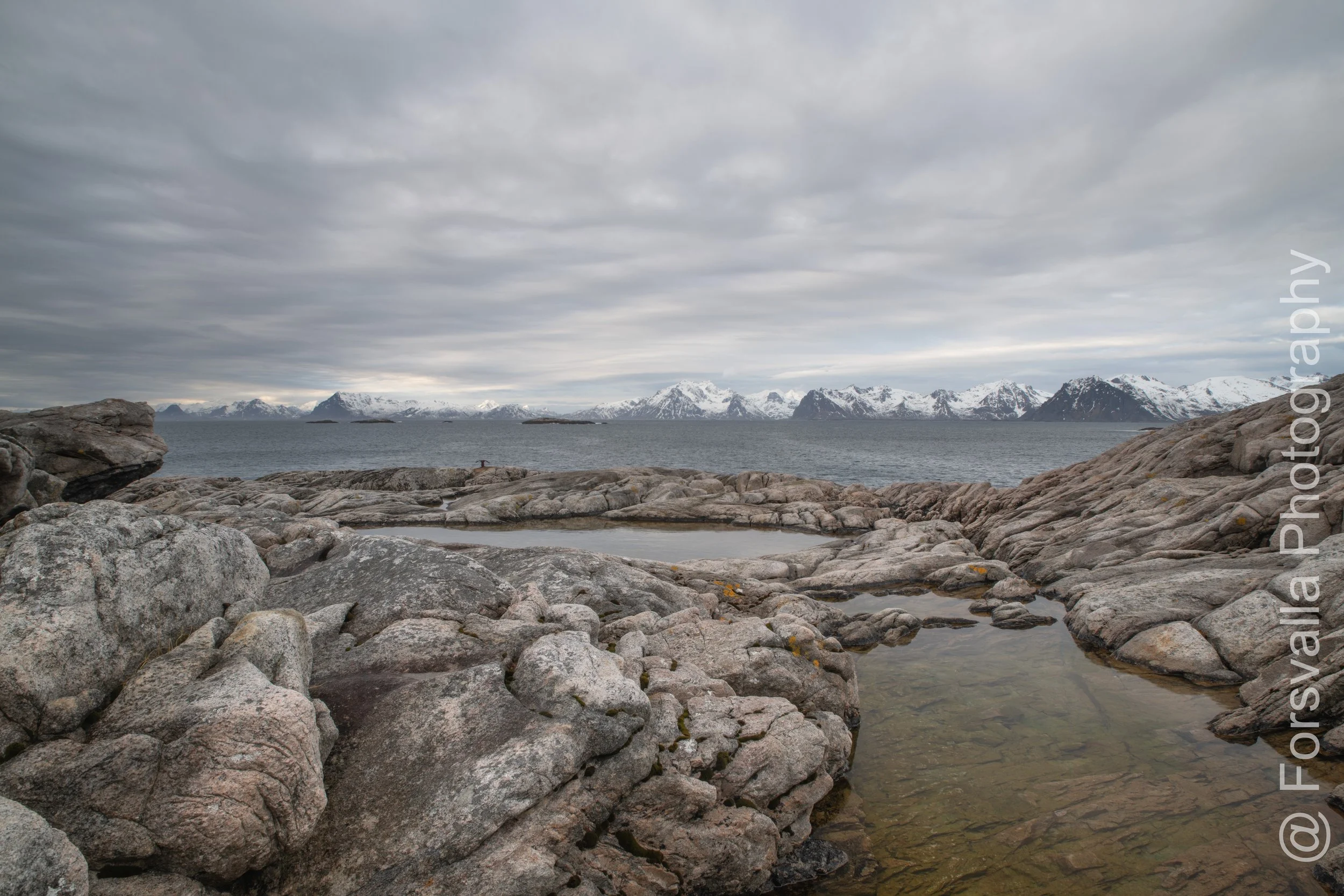 Lofoten - Mountains far away