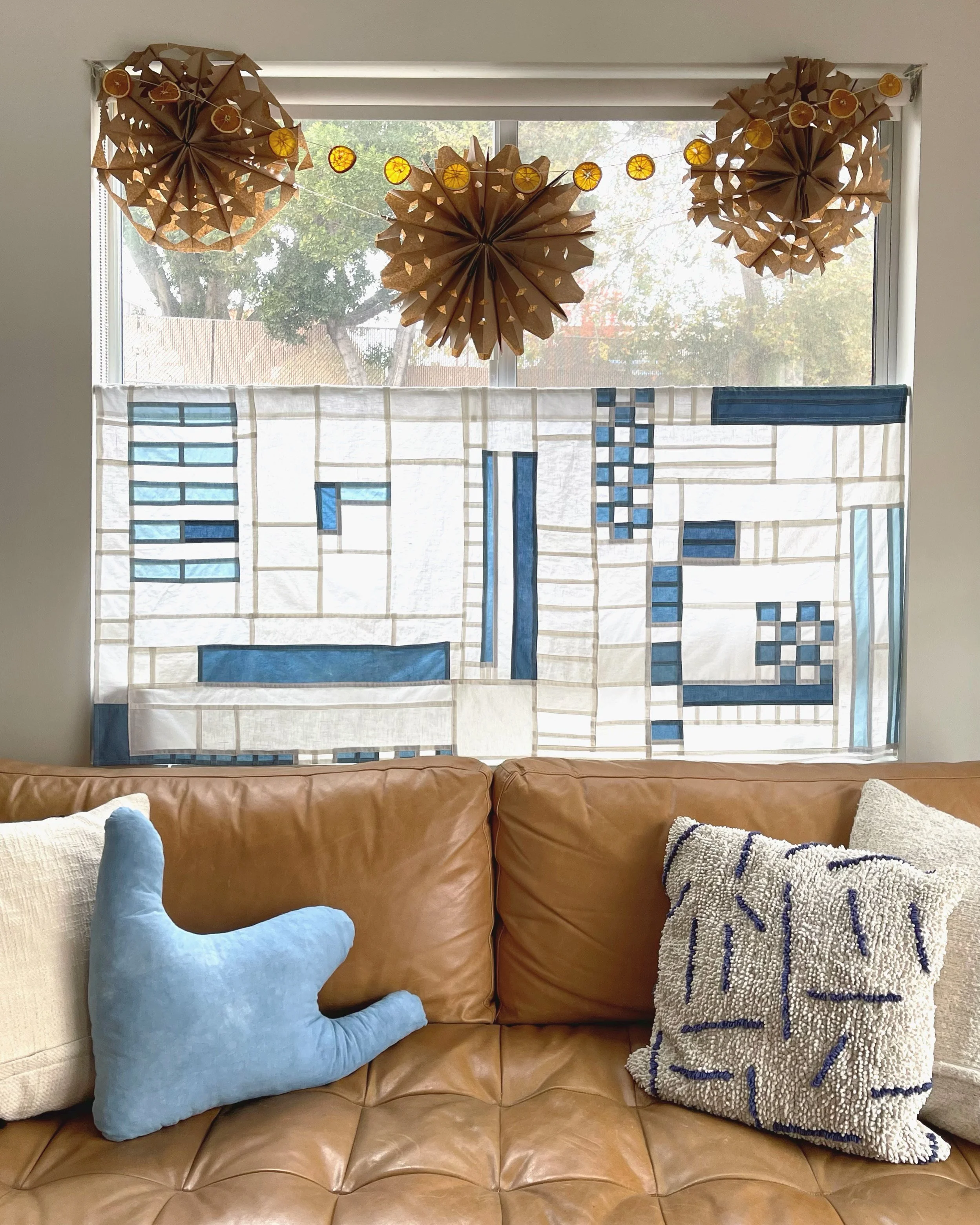 Bojagi Style Curtain #1
