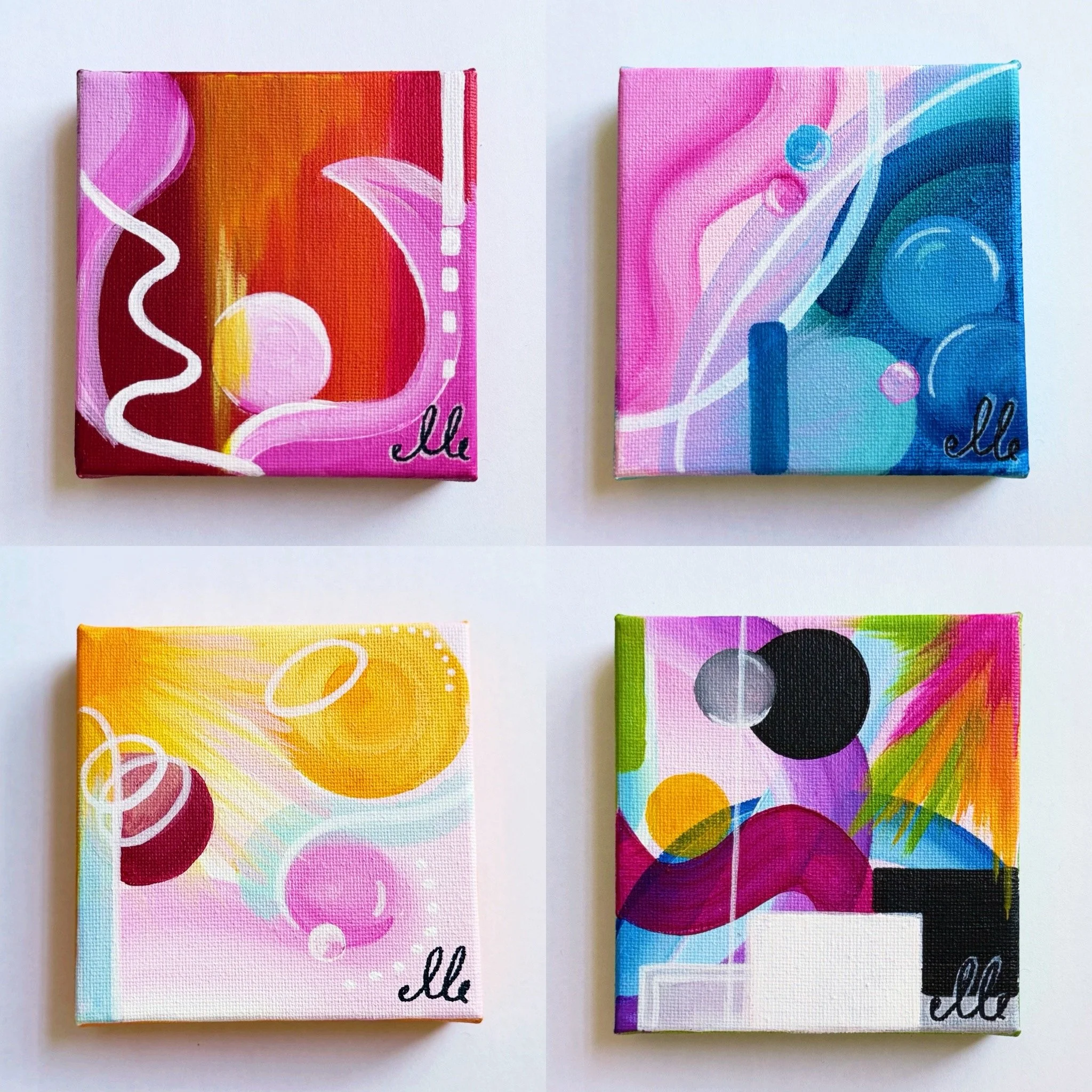 Abstract Inspired by Song 30x30cm