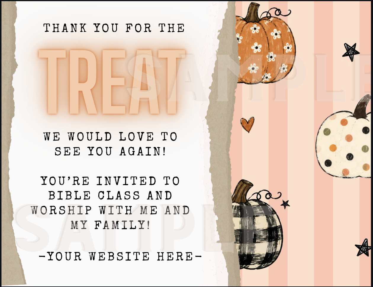 BUSINESS CARDS - FALL THANK YOU AND INVITE