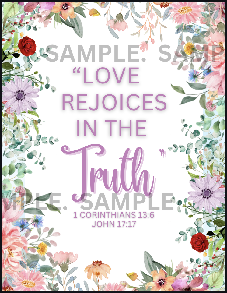 A1 - GENERIC - “Love rejoices in the truth"
