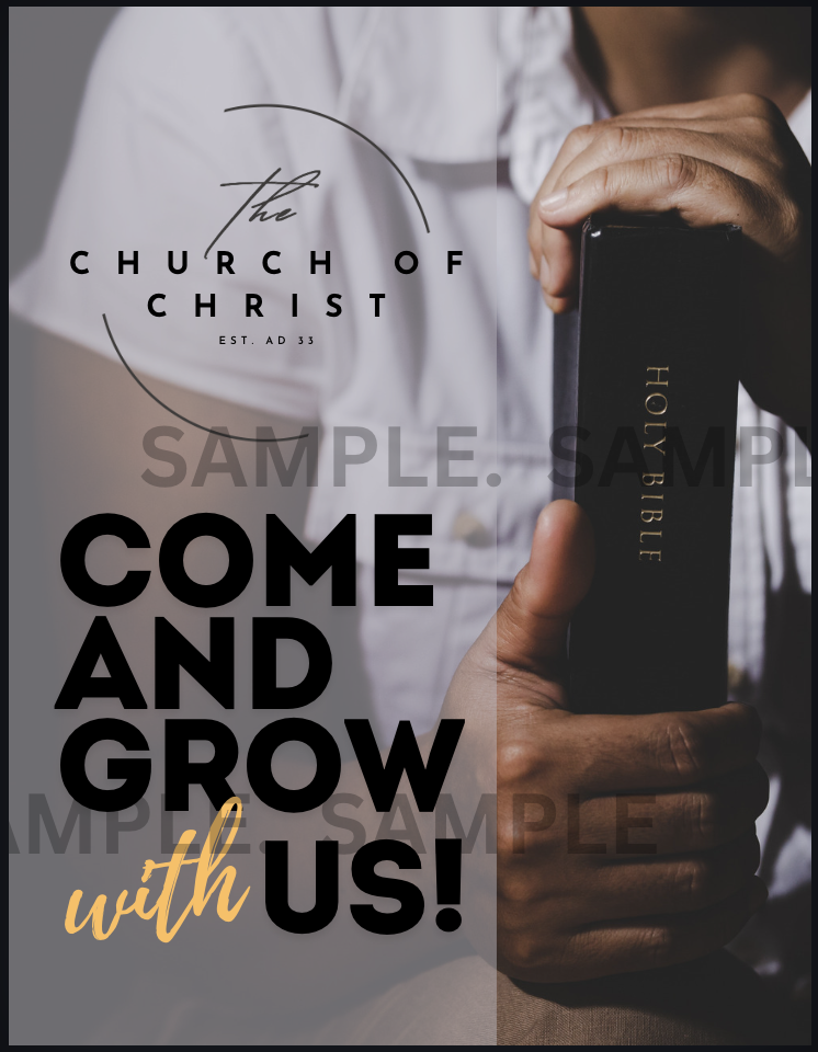 B5 Invitation - Come Grow with us