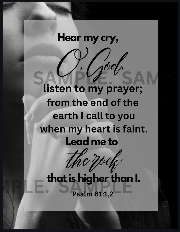 A9  Prayer - “Hear my cry…"