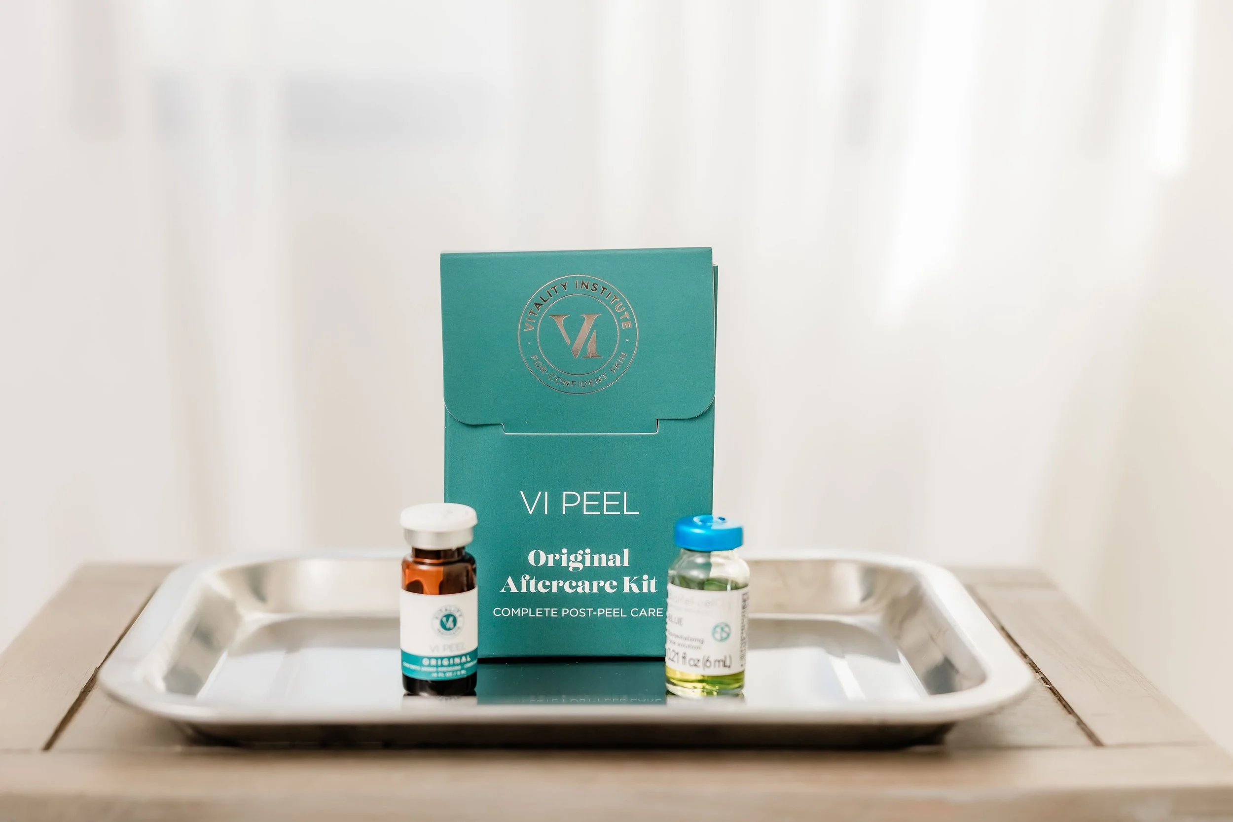VI Peel professional chemical peel treatment. Products for improving skin tone, texture and clarity.