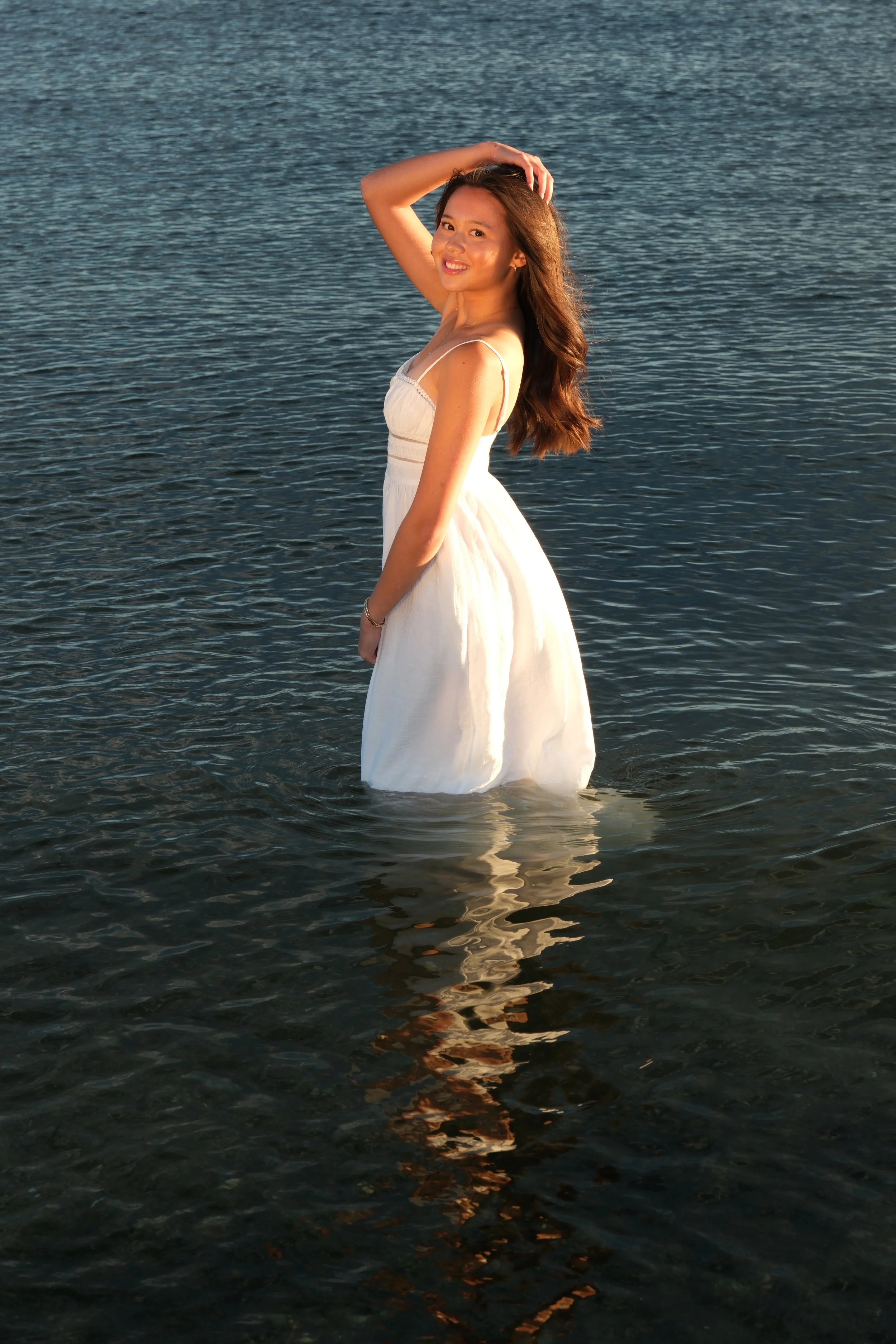 Senior Portrait, West Point Beach Seattle Washington 