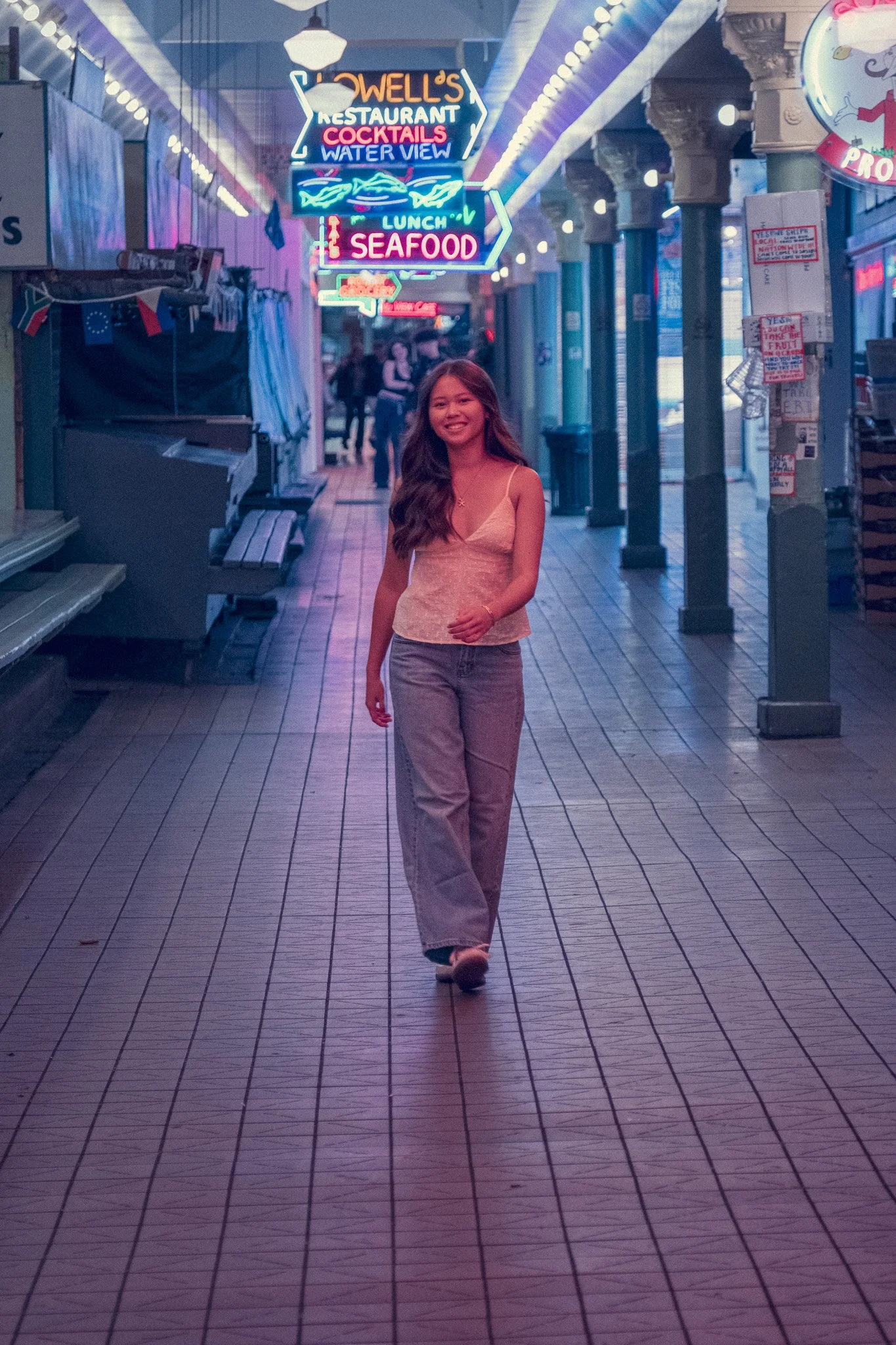 Senior portrait pike place market Seattle wa 