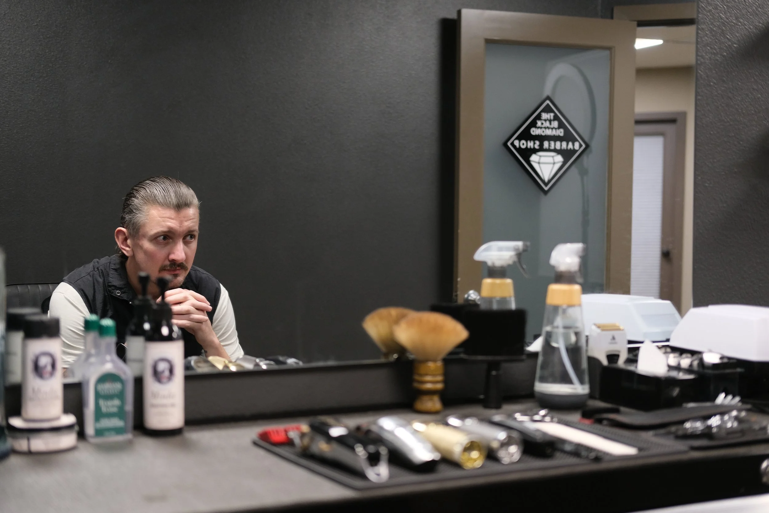 Professional Headshots, Black Diamond Barbershop 