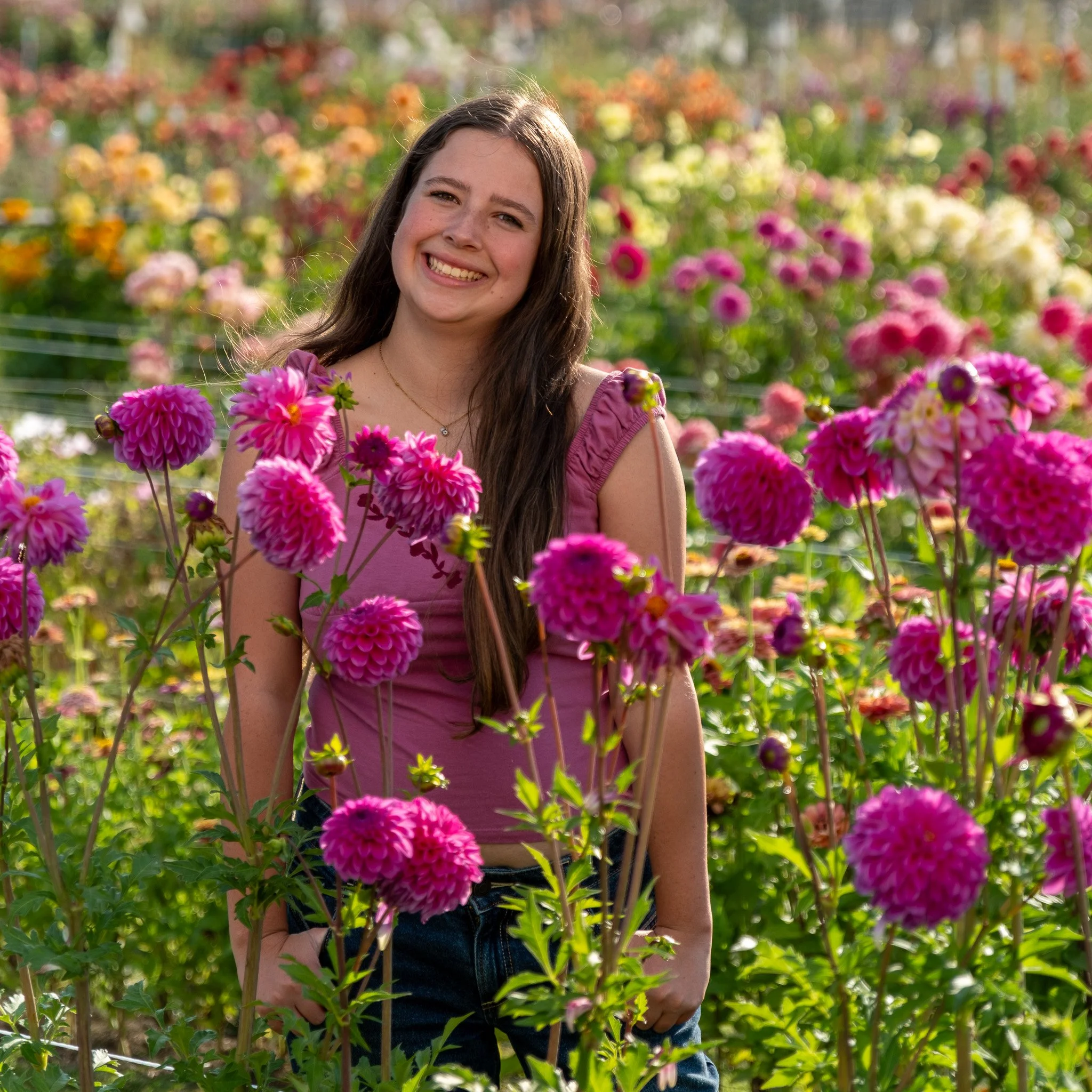 senior portrait Bee Merry Farm Mount Vernon Wa
