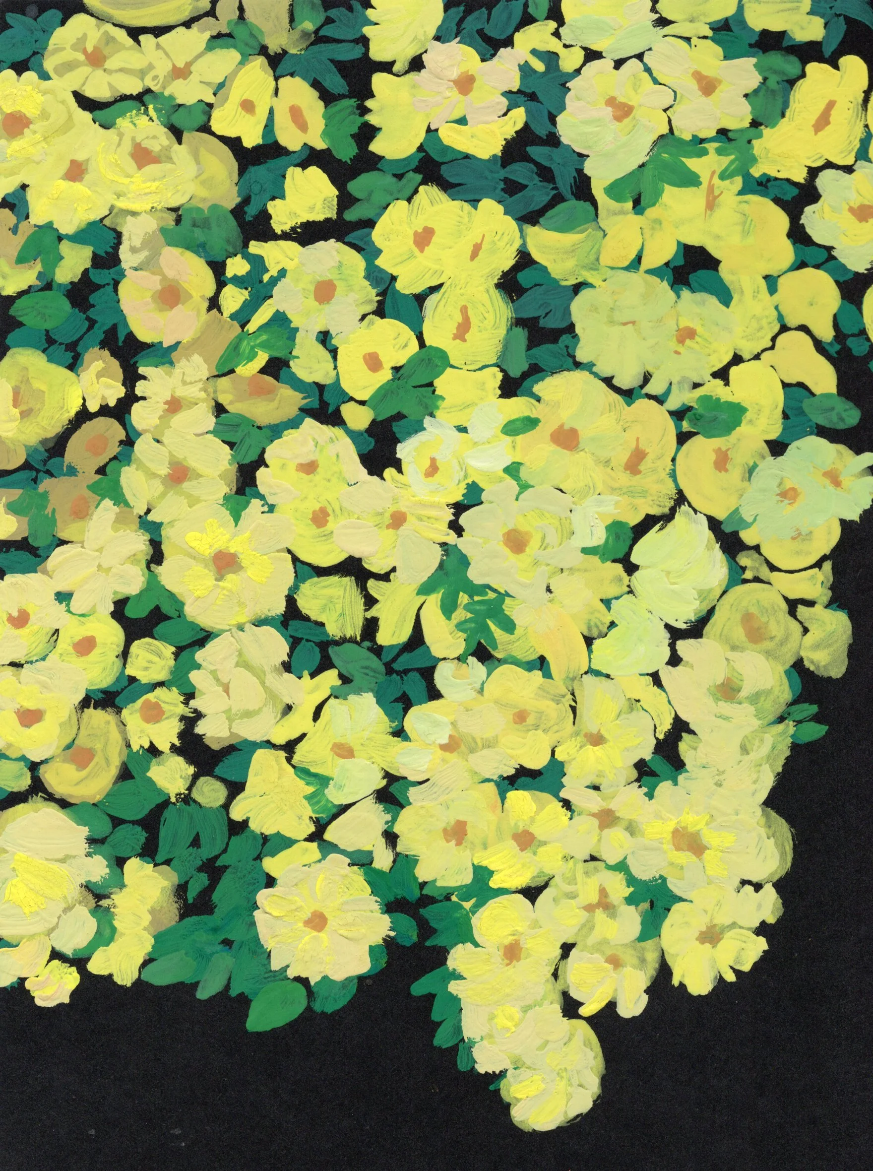 Yellow Roses Art Print