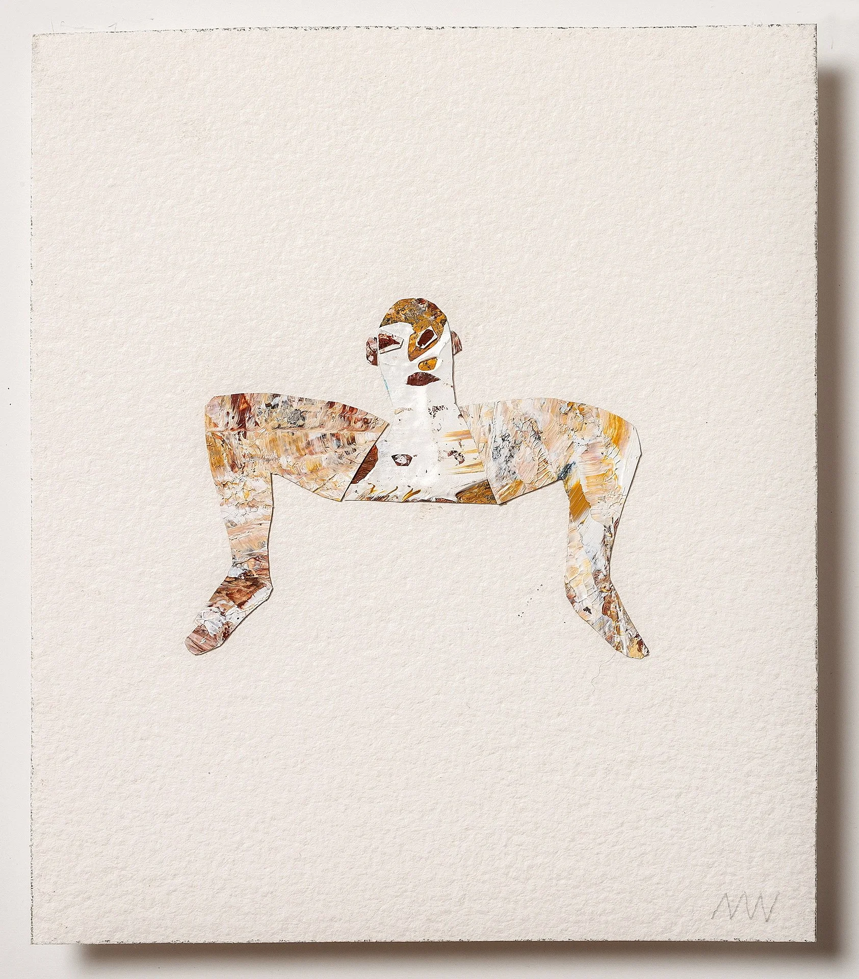 M Westervelt like a crab acrylic skin on paper 6"x7".jpg