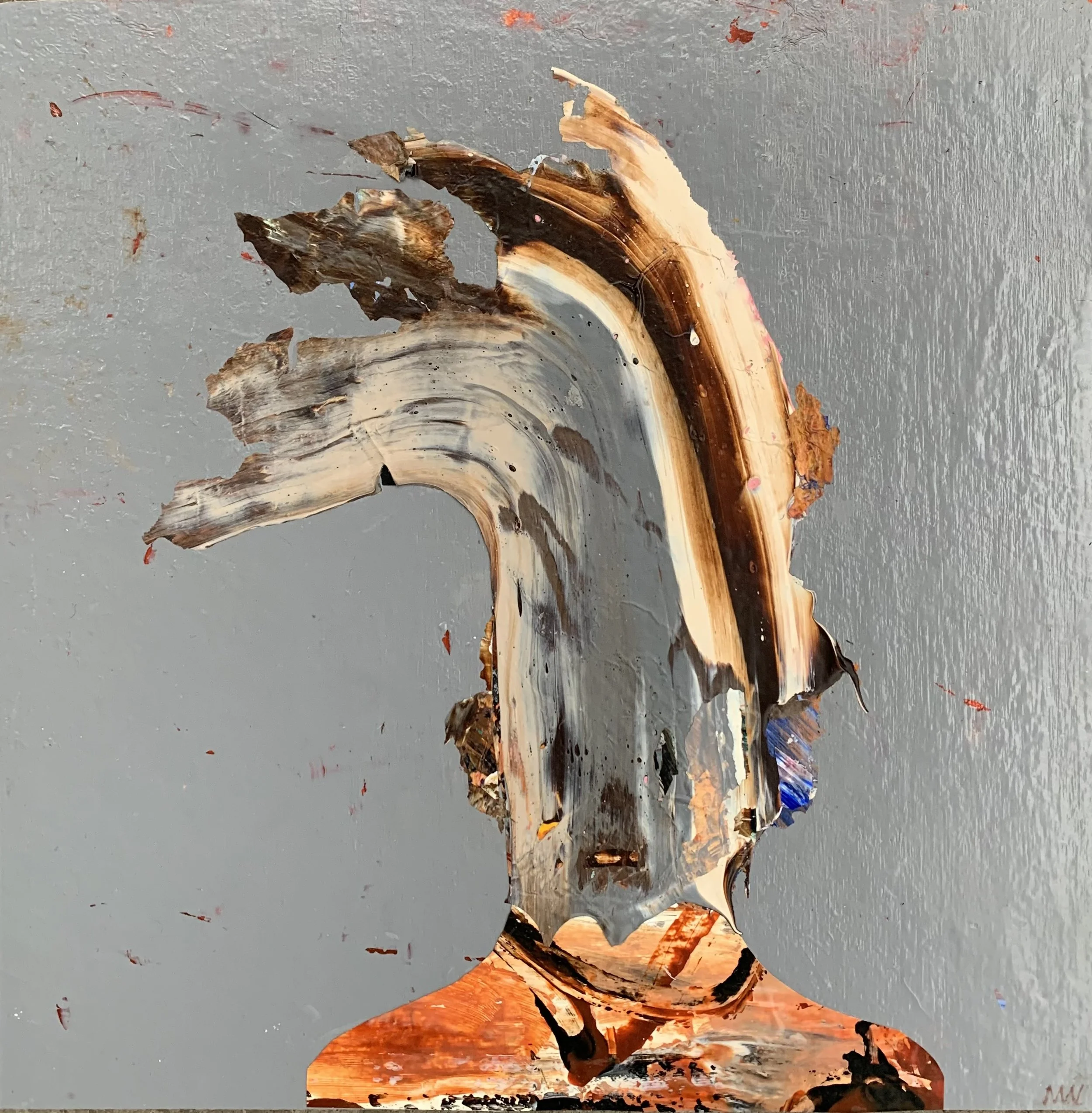 M Westervelt pompadour acrylic skin on wood panel 10"x10".jpeg