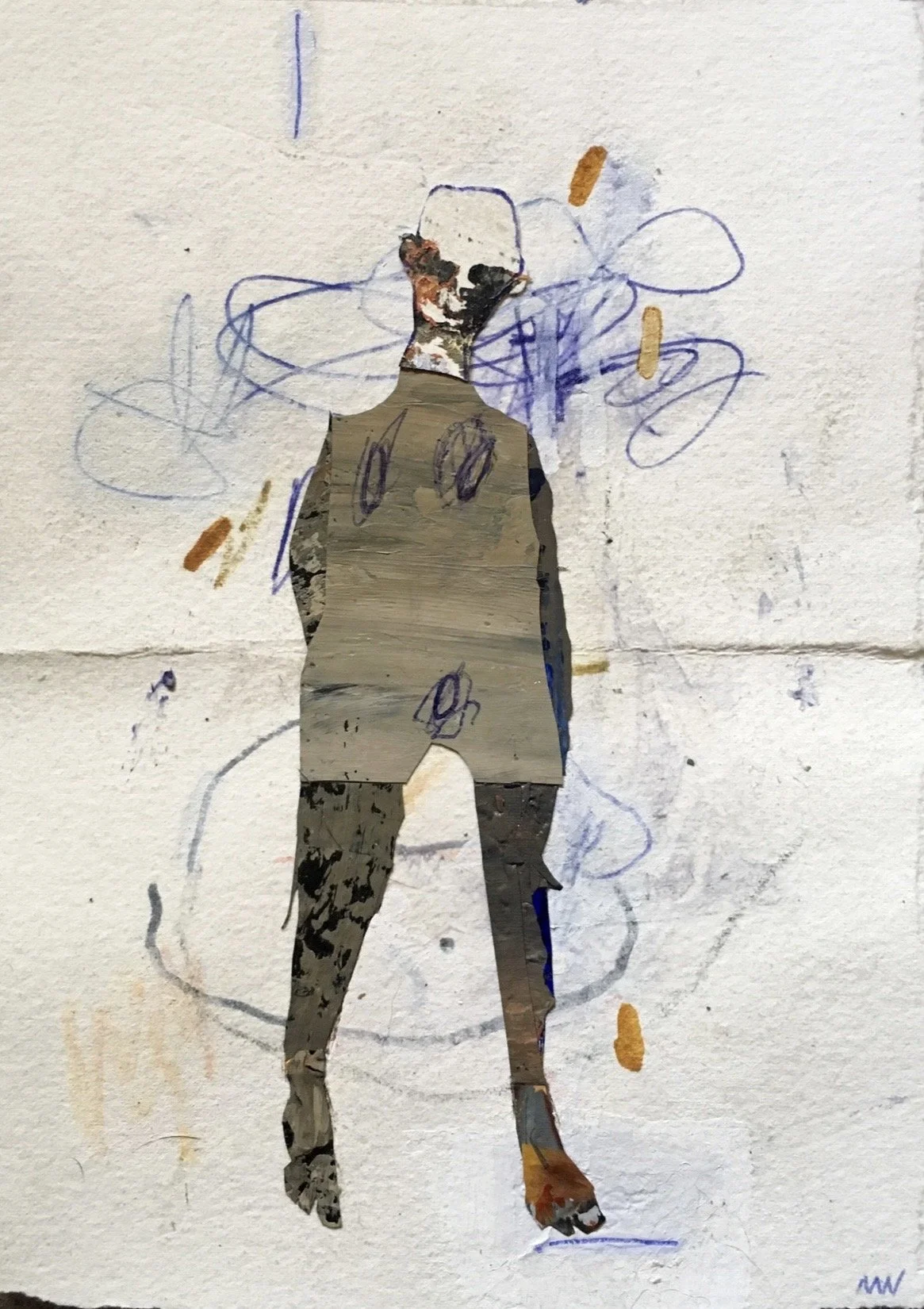 blue scribbles