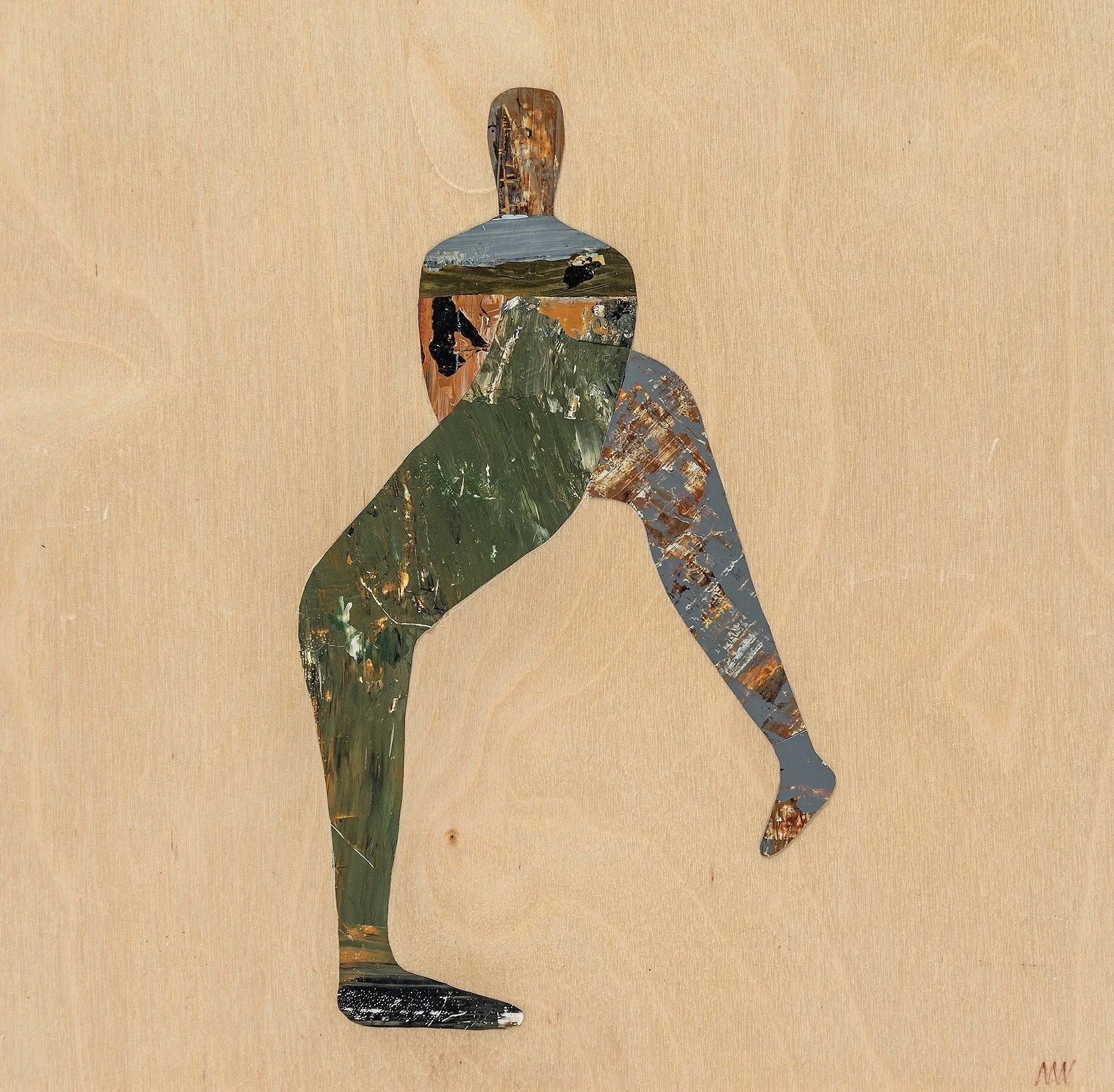 M Westervelt on the good foot acrylic skin wood panel 10"x10" .jpg