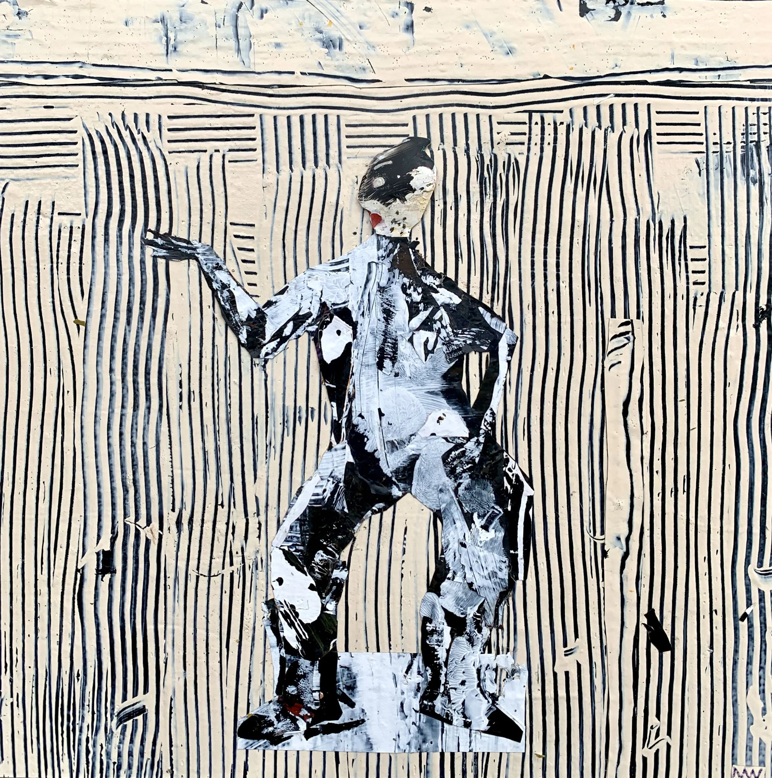 M Westervelt rooster style acrylic skin on wood panel 8"x8'.jpeg