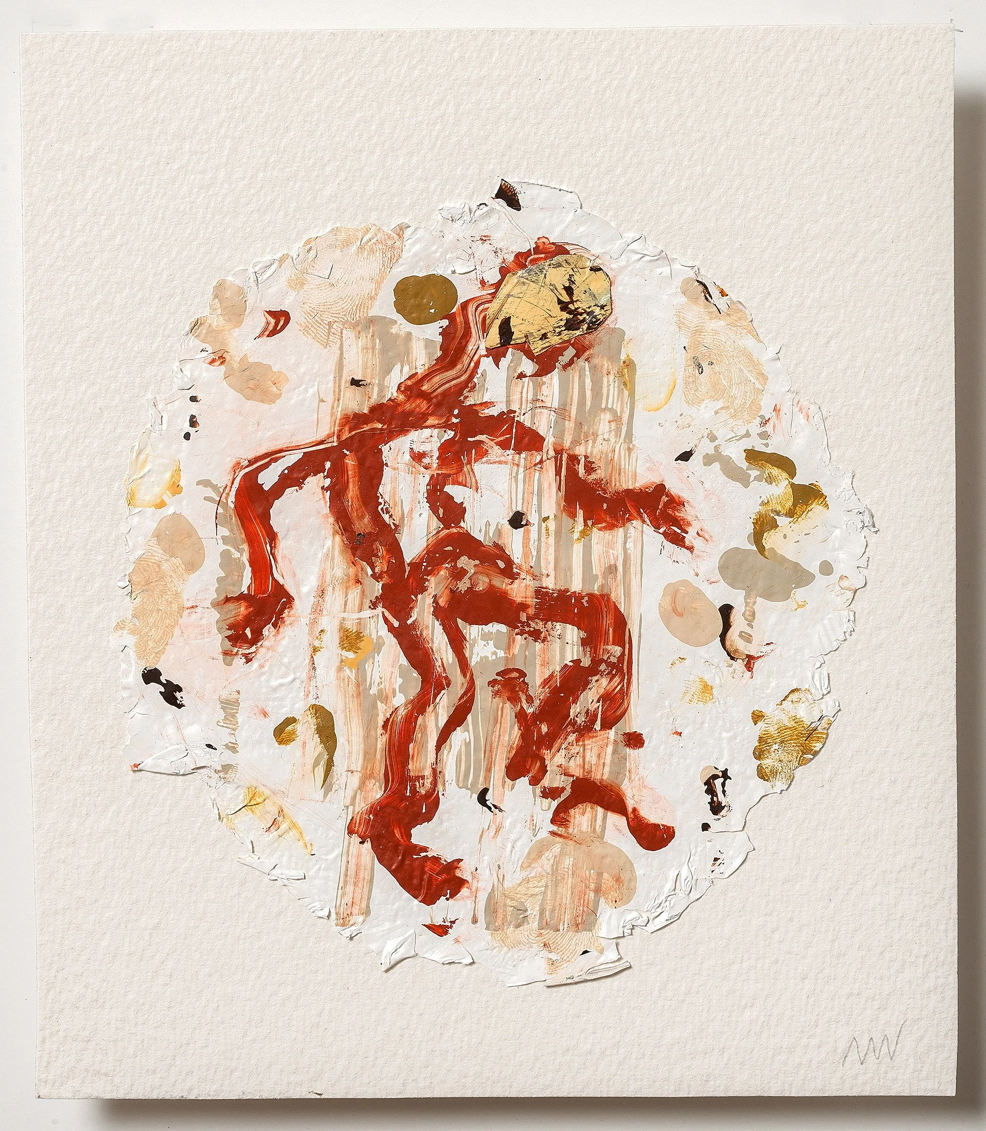 M Westervelt step on it acrylic skin on paper 6"x7".jpg