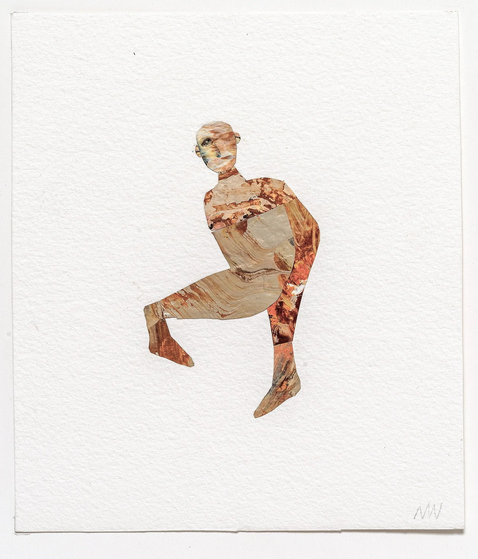 M Westervelt chicken leg acrylic skin on paper 6"x7" .jpg