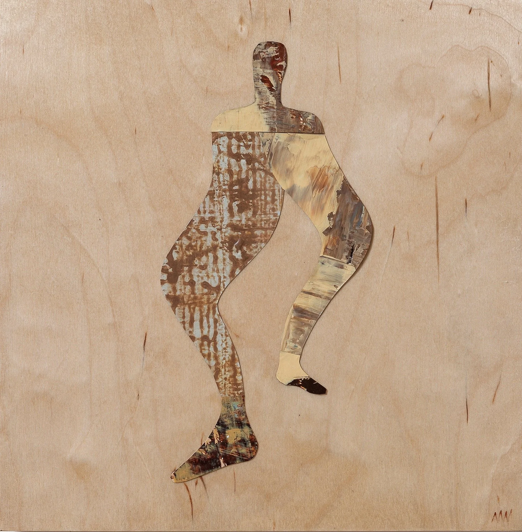 M Westervelt glide in your stride acrylic skin on wood panel 10"x10".jpg