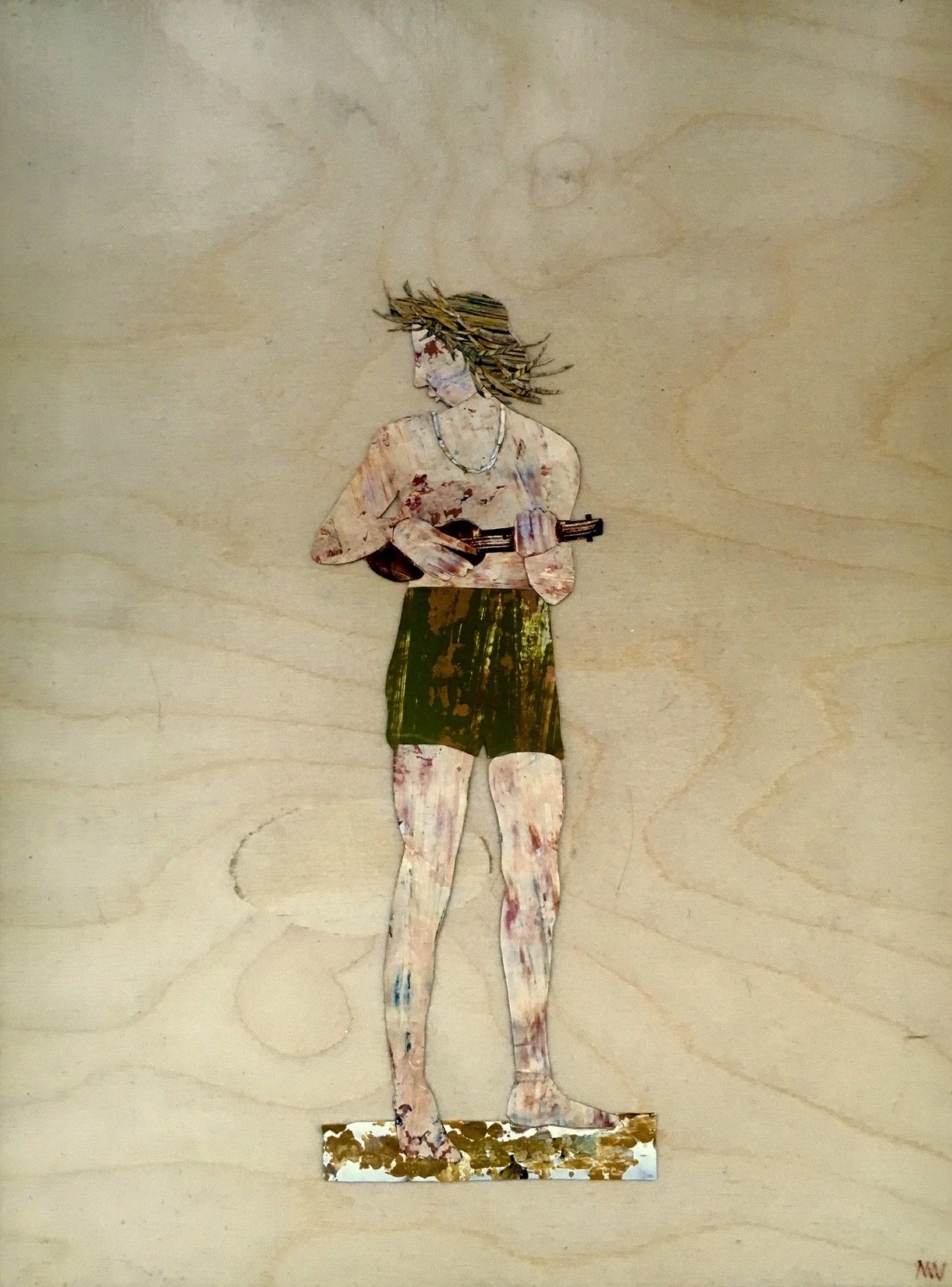 M Westervelt beachcomber acrylic skin on wood panel 9"x12".jpeg