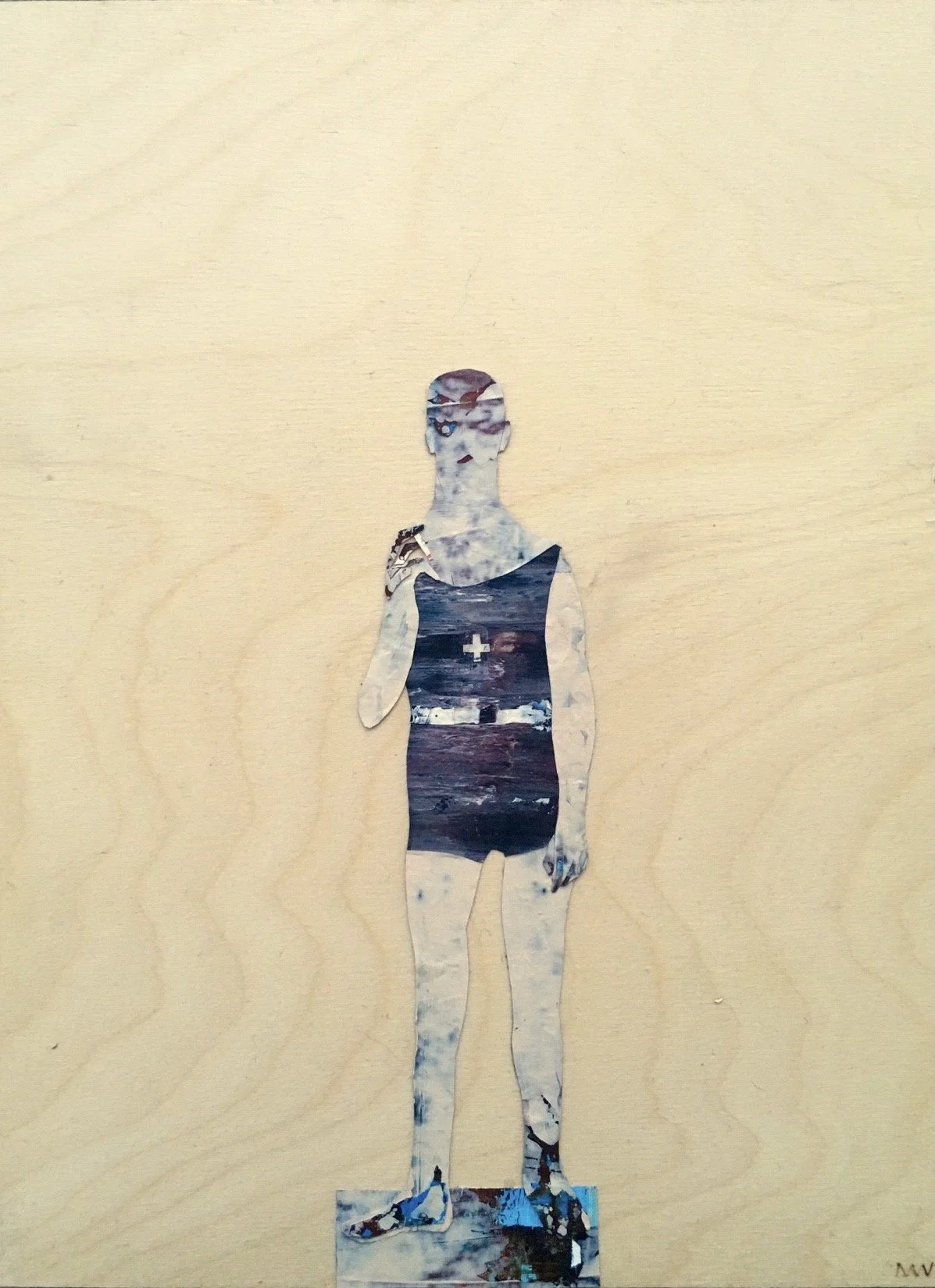 M Westervelt lifeguard acrylic skin on wood panel 9"x12".jpeg