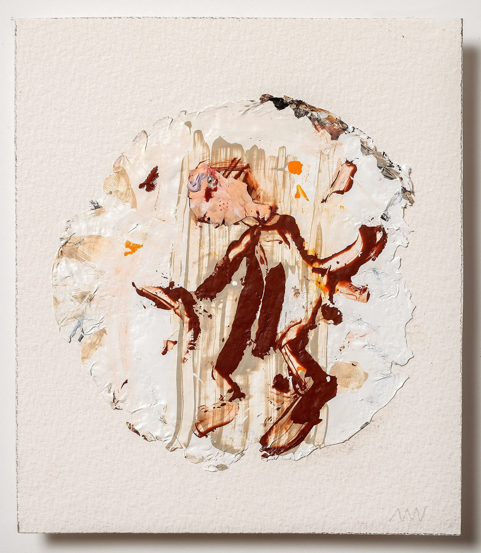 M Westervelt with one hand acrylic paint skin on paper 6"x7".jpg