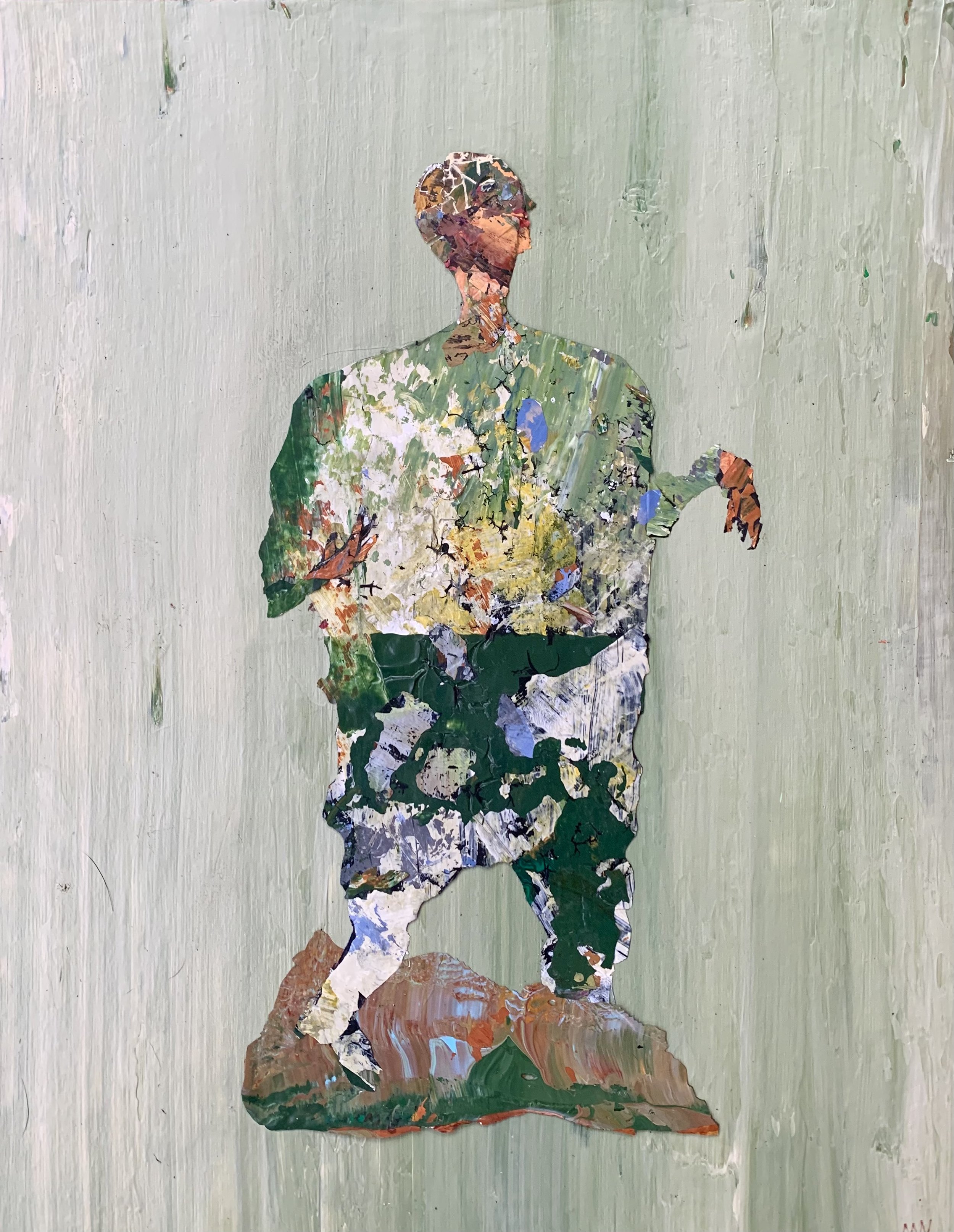 M Westervelt like a dinosaur acrylic skin on wood panel 11"x14".jpeg