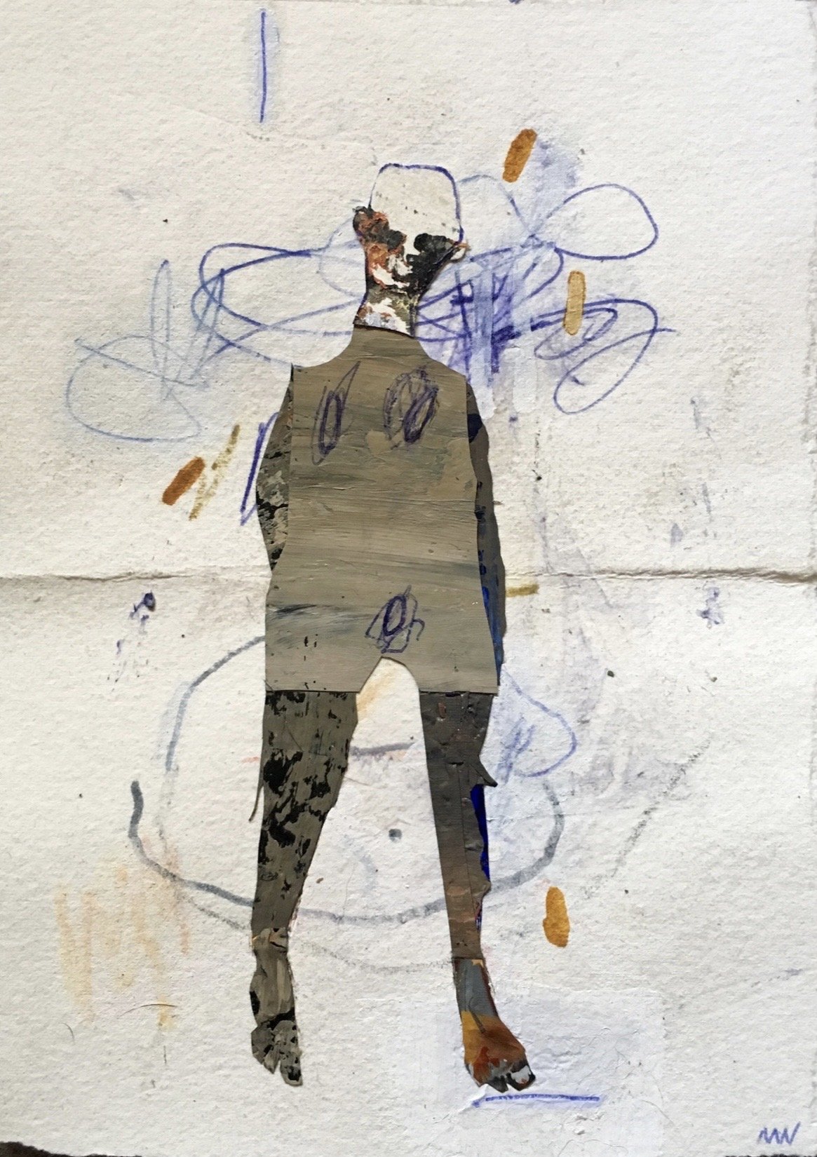 Blue Scribbles