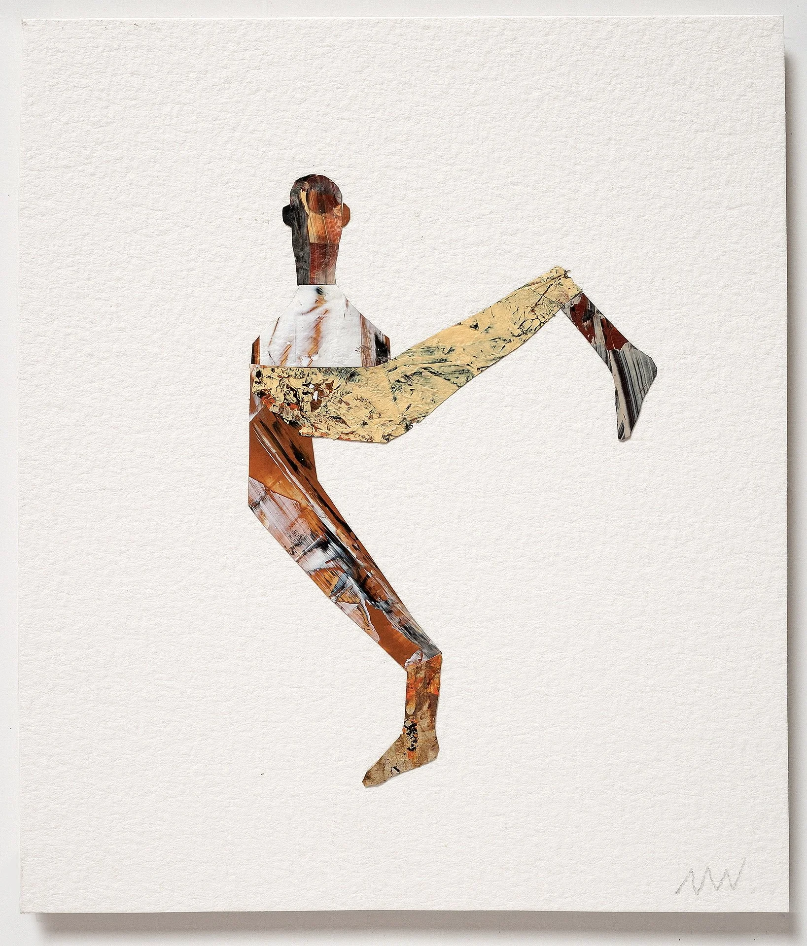 M Westervelt cock of the walk acrylic skin on paper 6"x7".jpg