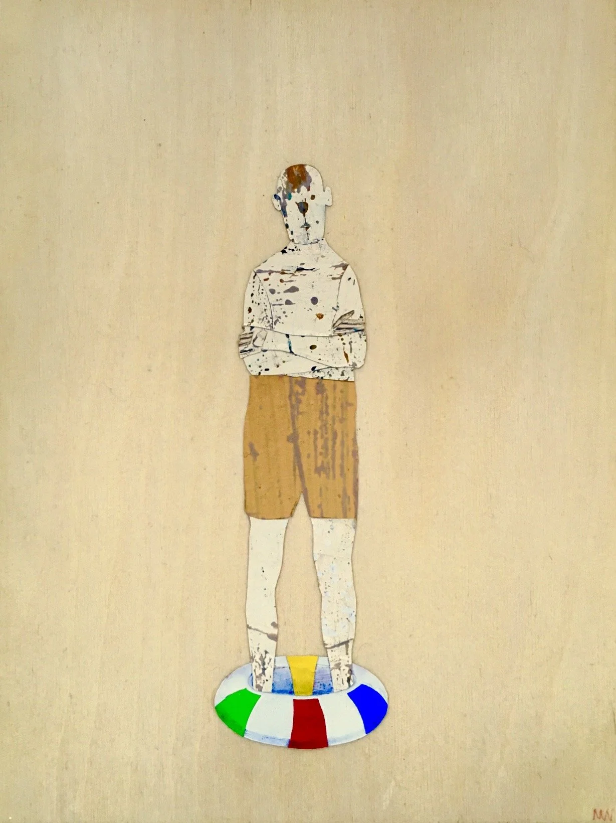 M Westervelt floater acrylic skin on wood panel 9"x12".jpeg