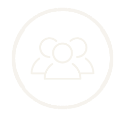 Icon of three people within a circle