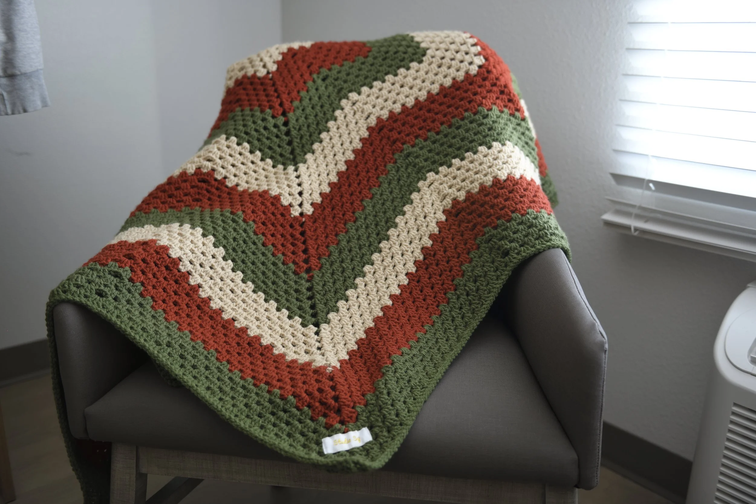 Crochet Star Throw