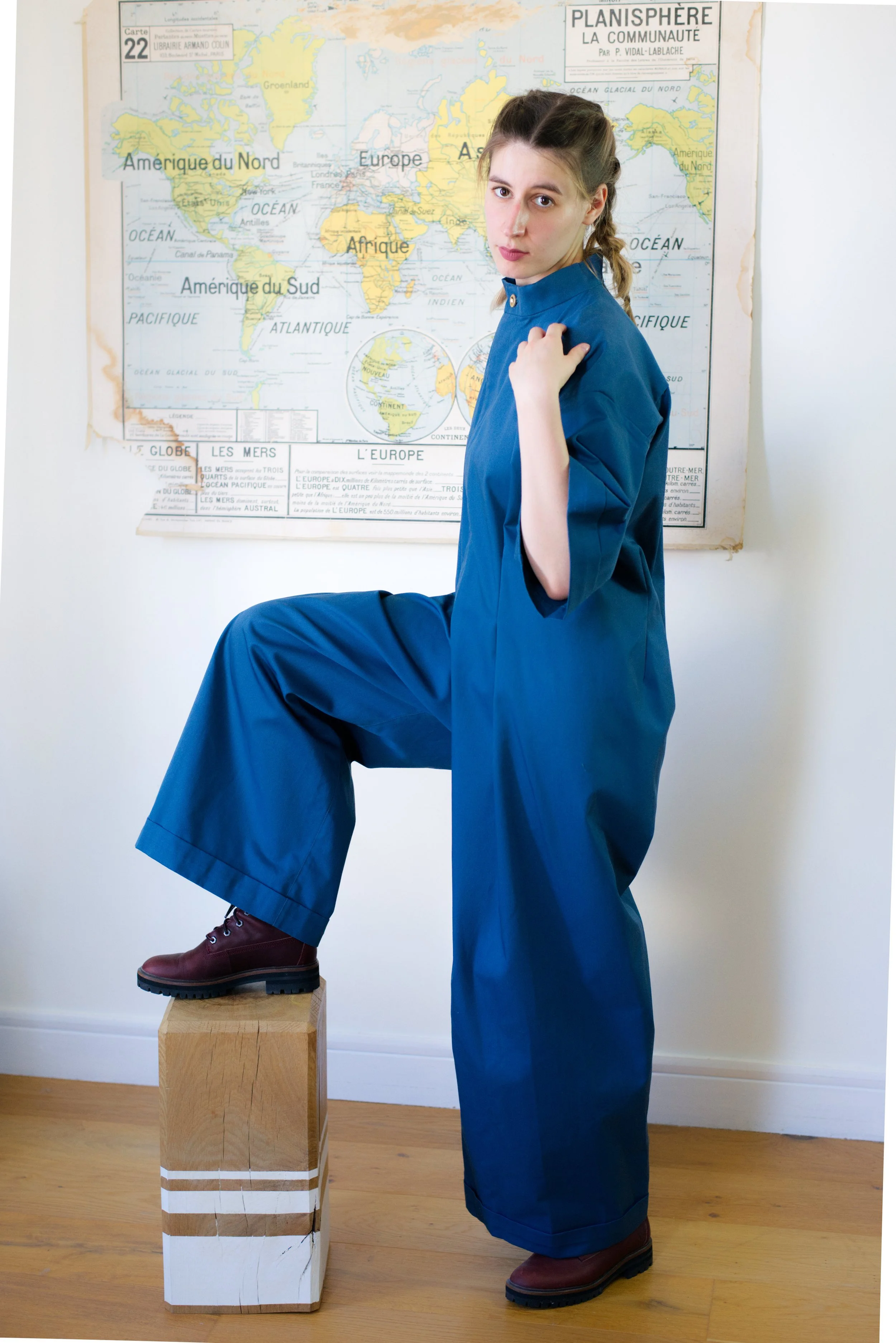 Combinaison Bibloc - Gabardine - Midnight