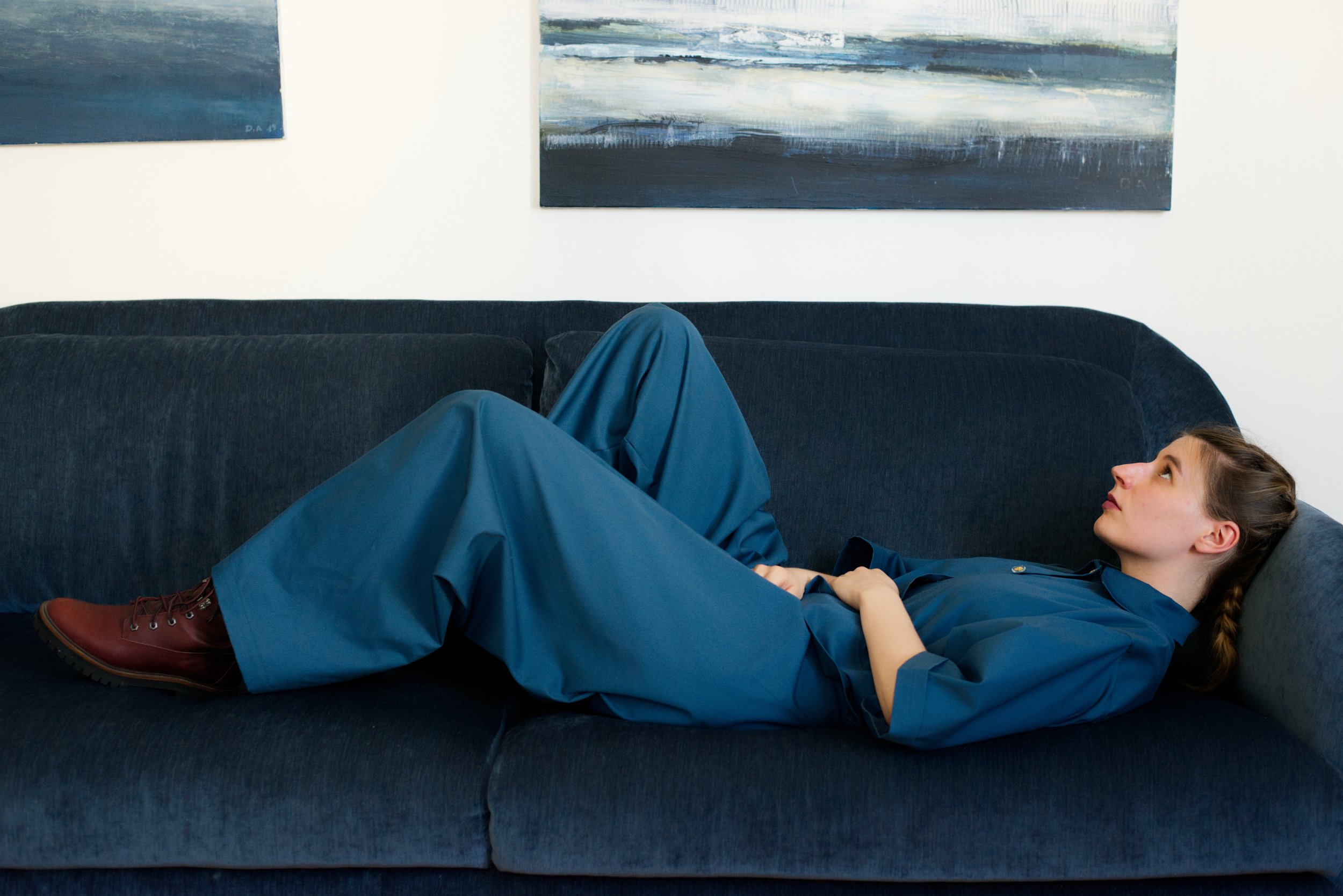 Chemise Monobloc - Gabardine - Midnight /
Pantalon Monobloc - Gabardine - Midnight