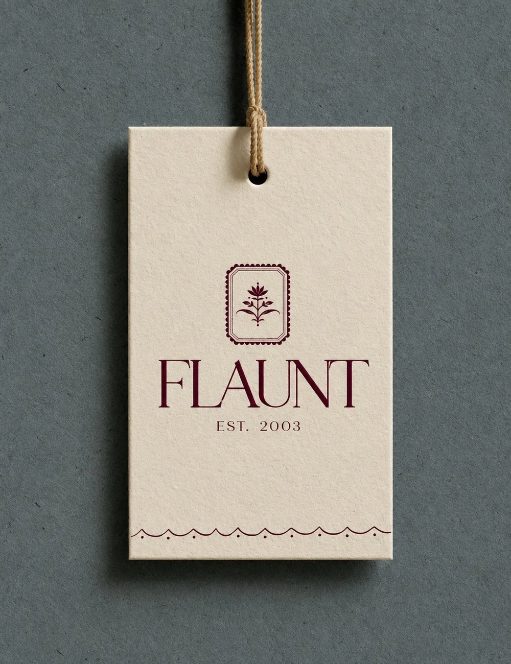 Flaunt branding by Social Design Studios