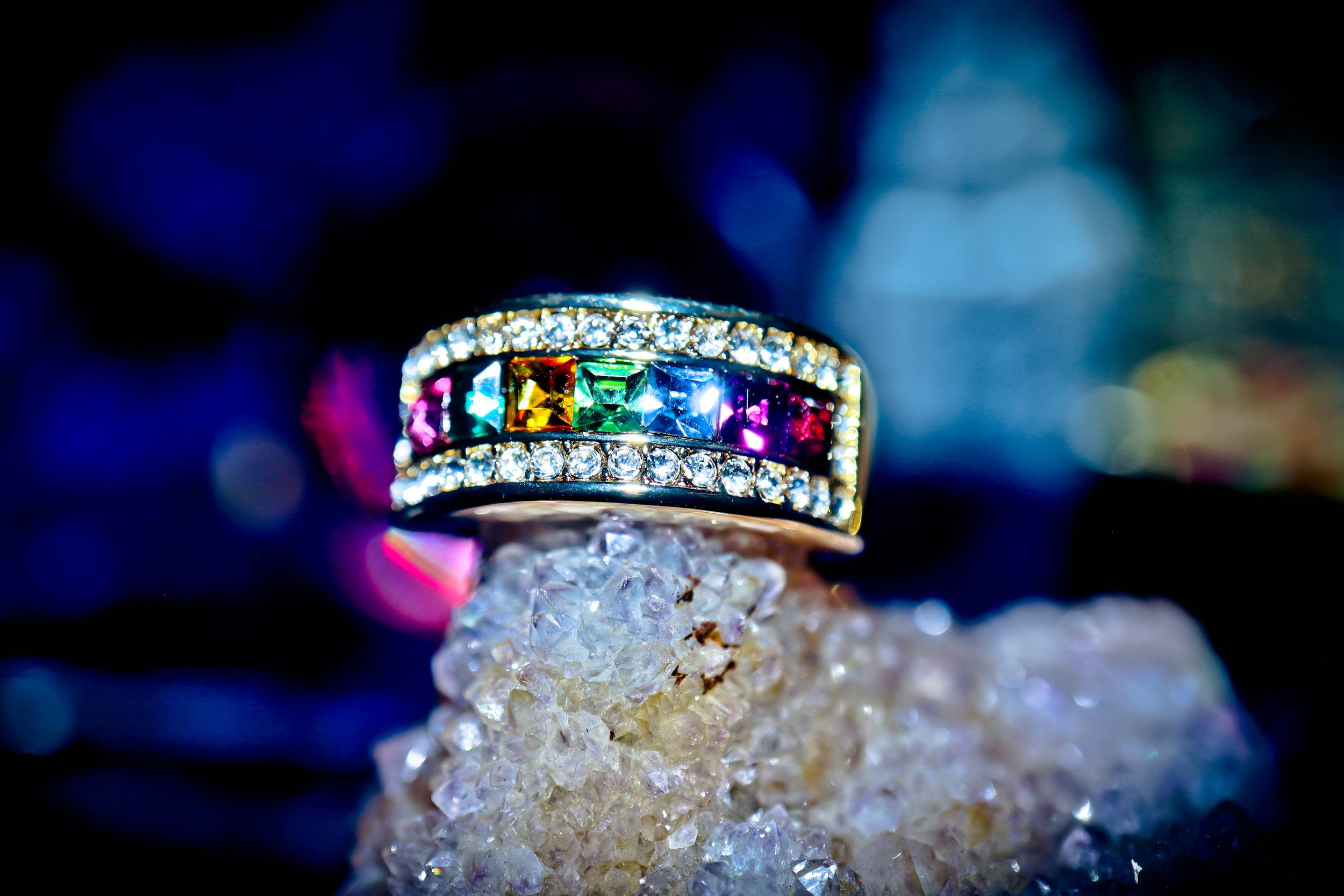 Metaphysical Zohar Kabbalah Chakra Djinn Ring
