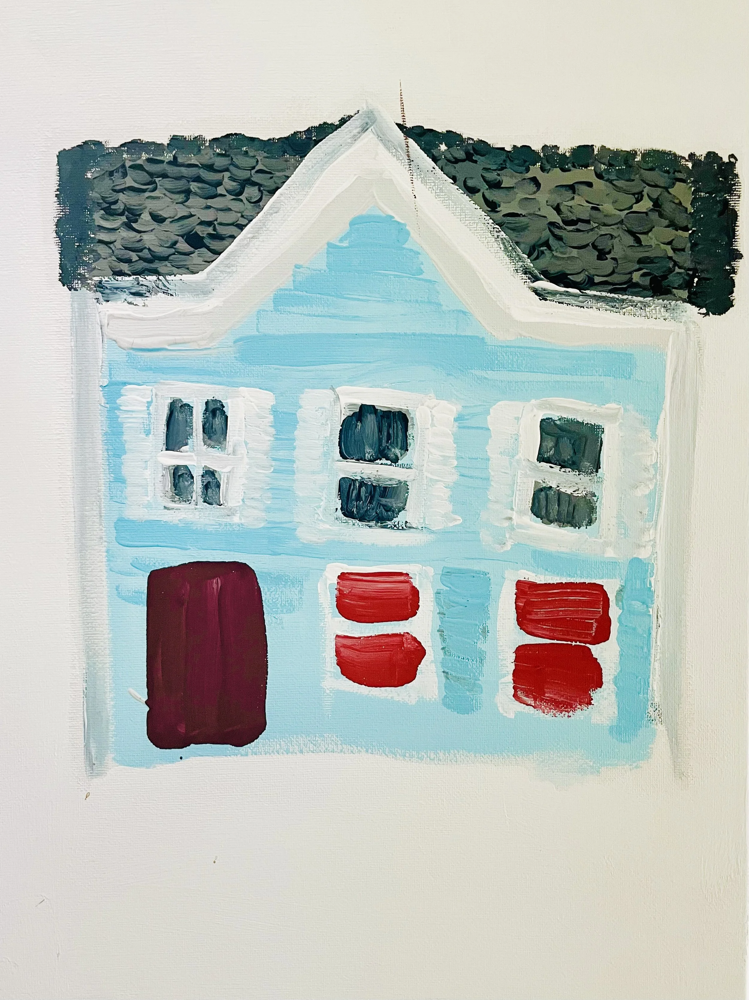 blue house