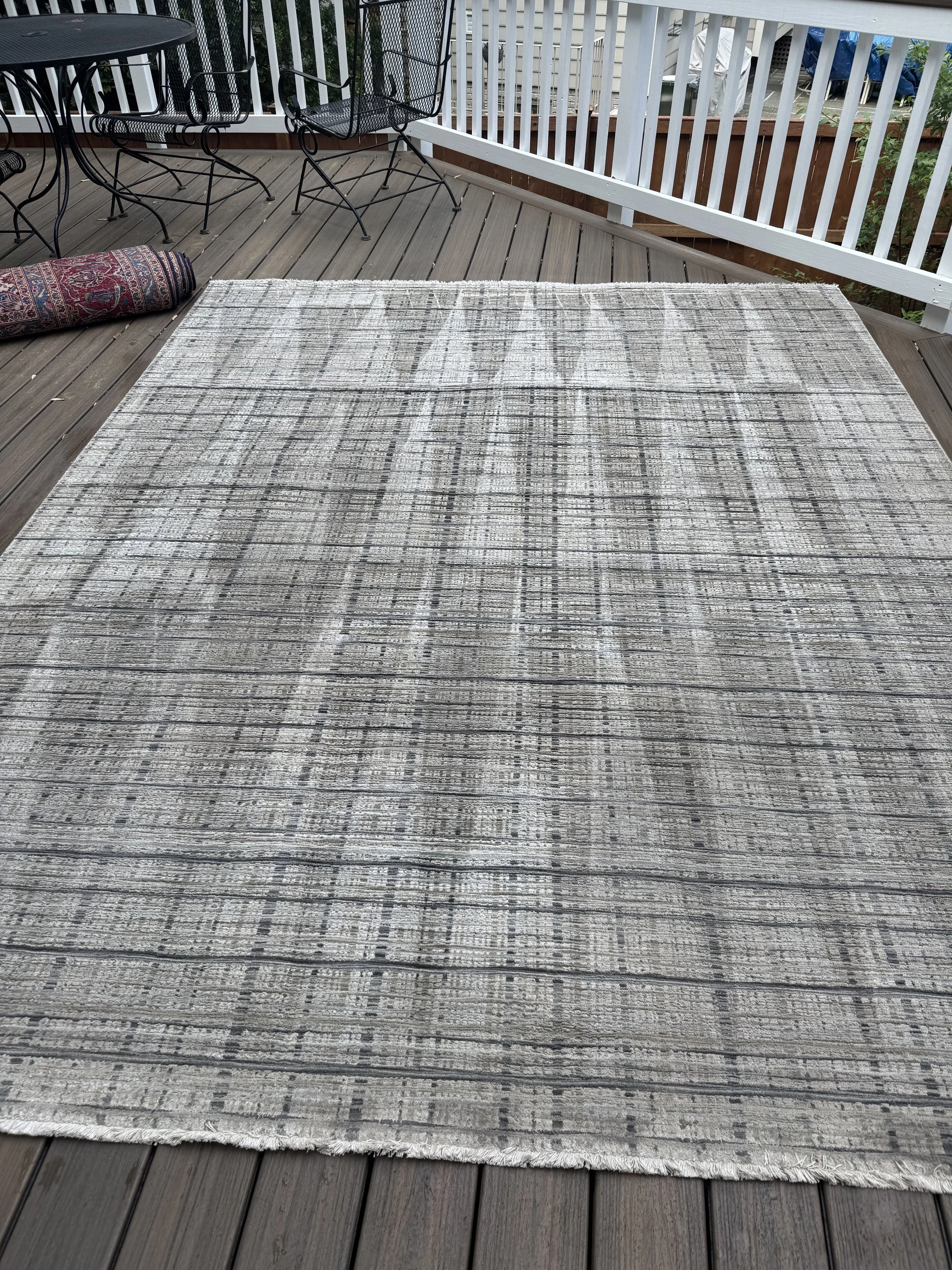Professionally cleaned rug