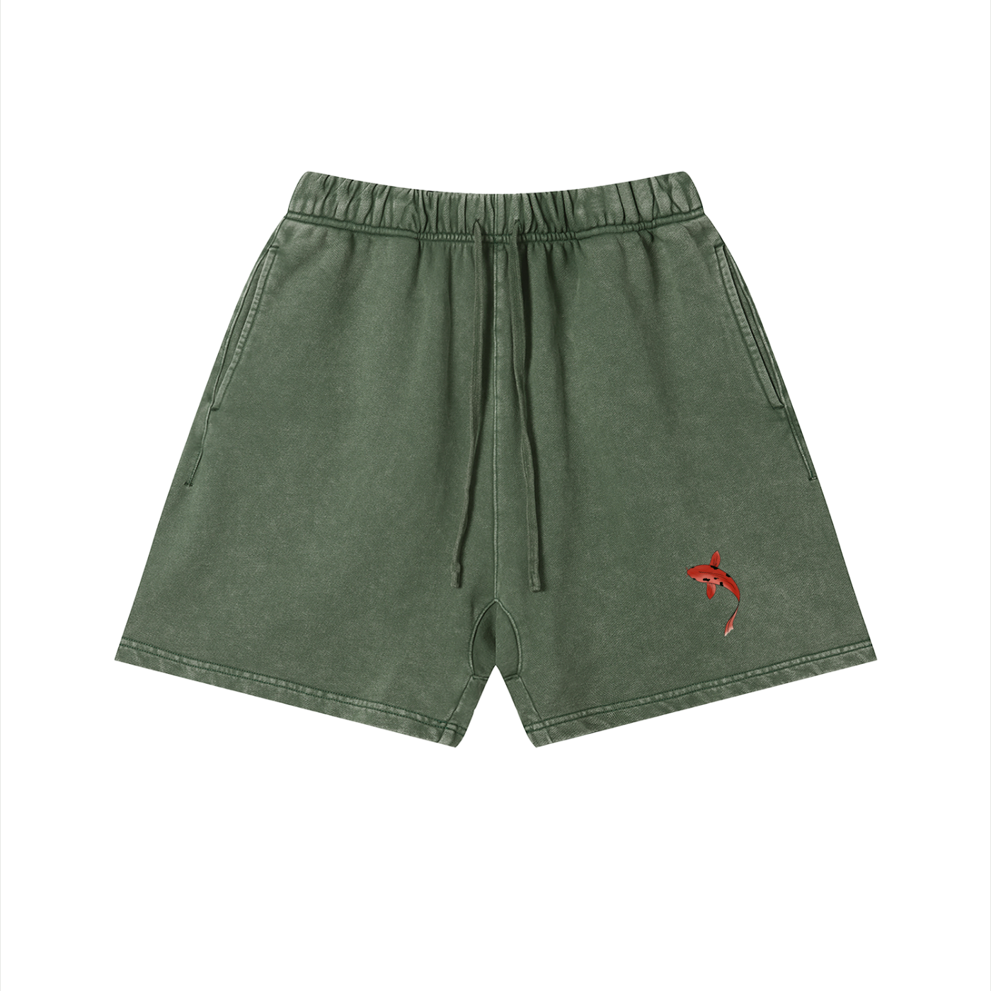 Vintage Wash Cotton Shorts